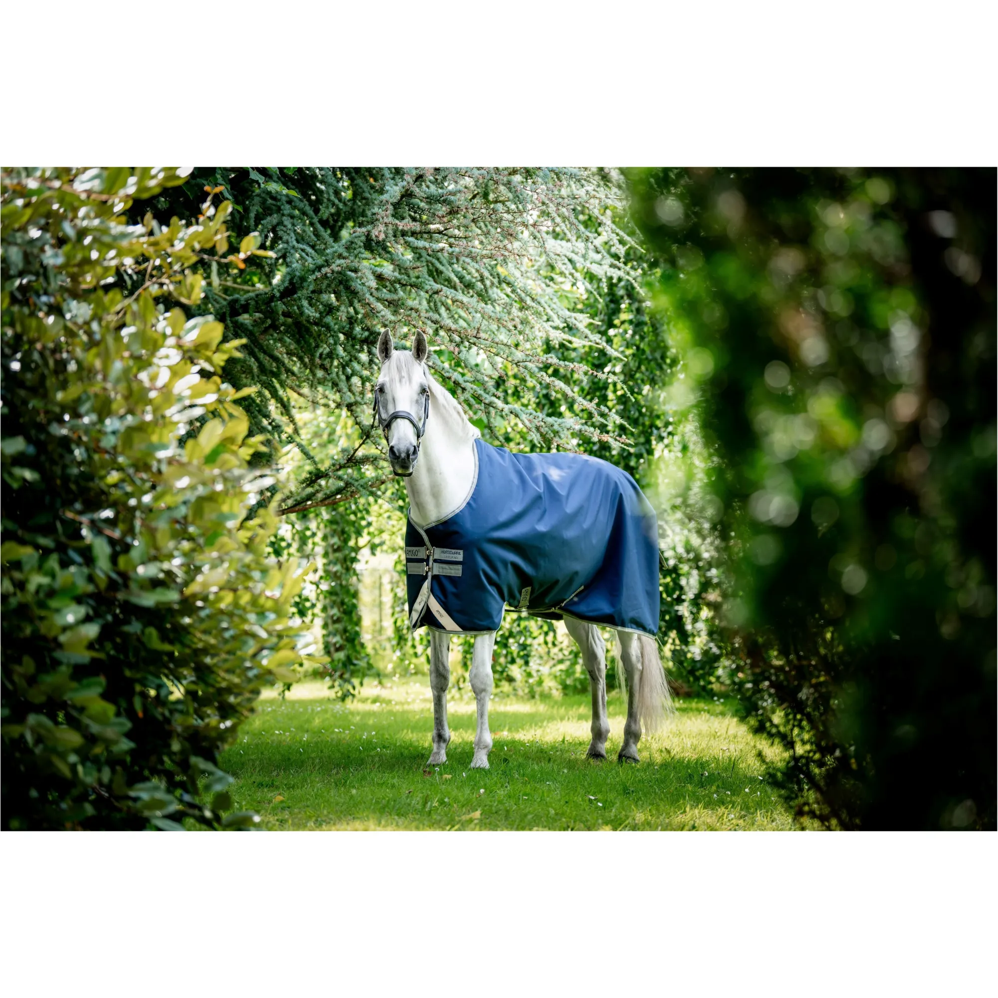 Outdoordecke 1200D AMIGO Bravo 12 navy/titanium grey/silver
