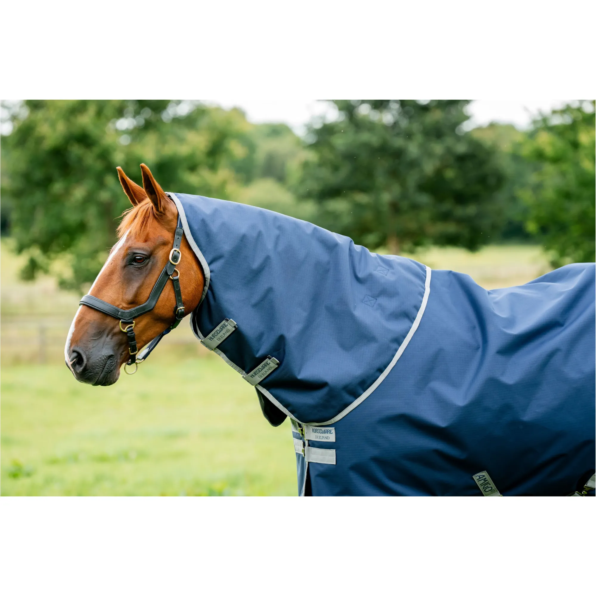Outdoordecke Halsteil (abnehmbar) 900D AMIGO Ripstop Plus Turnout navy/titanium grey