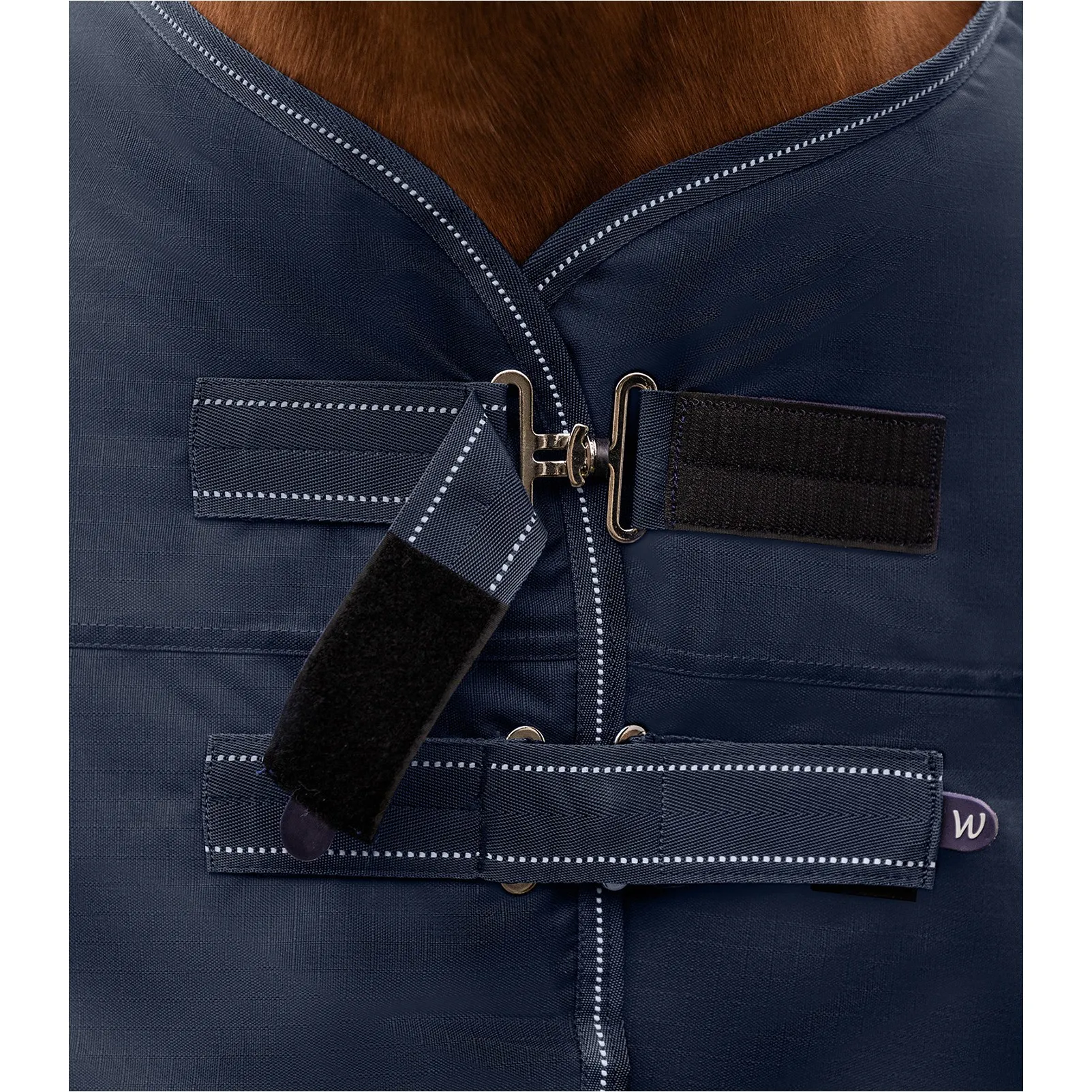 Outdoordecke High Neck 100g Füllung 600D ARCTIC nachtblau