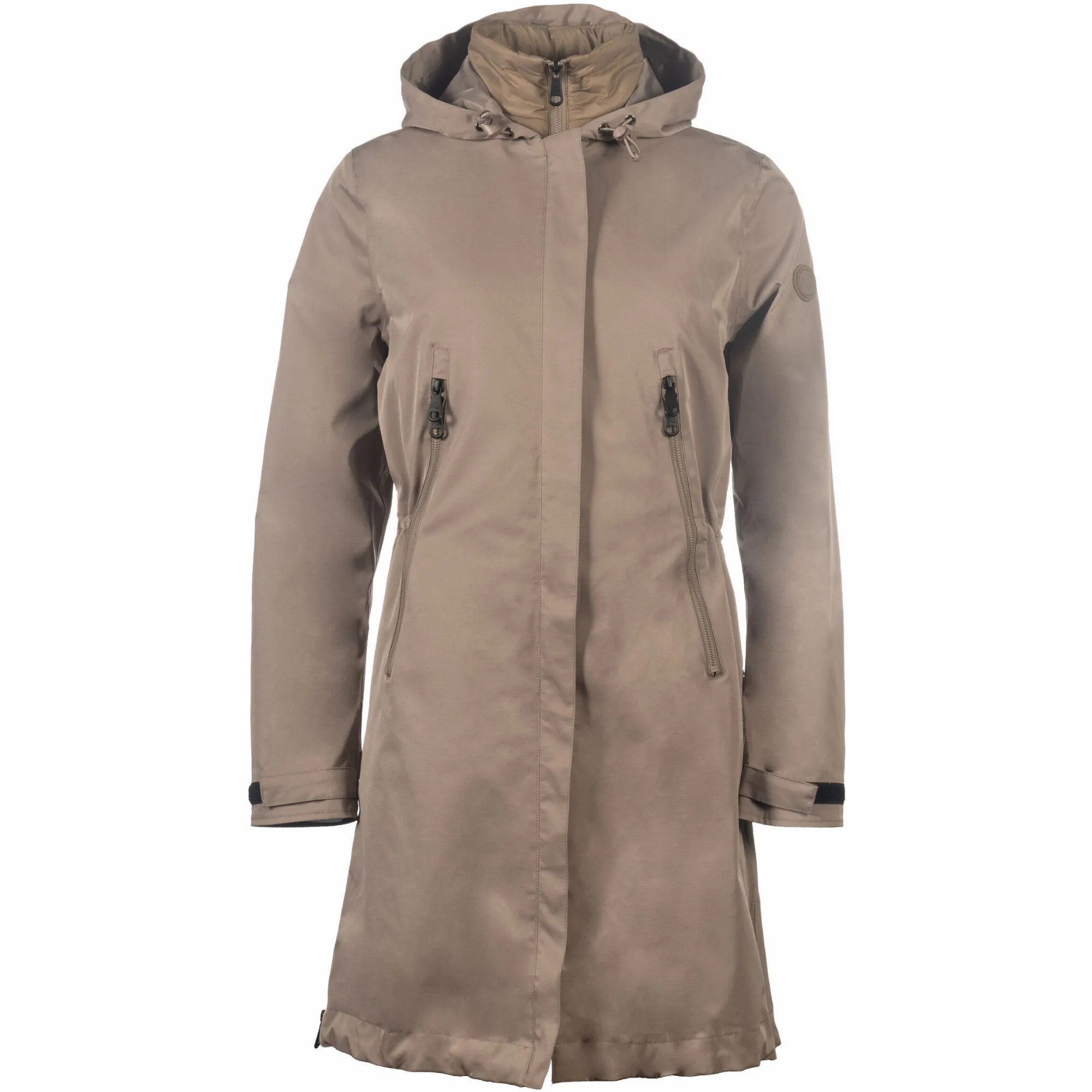 Damen Parka 2 in 1 ALPINE taupe