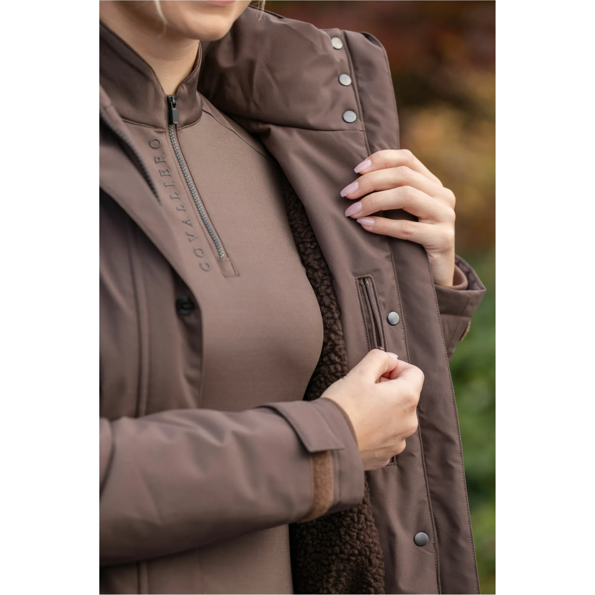 Damen Parka H/W24 coffee