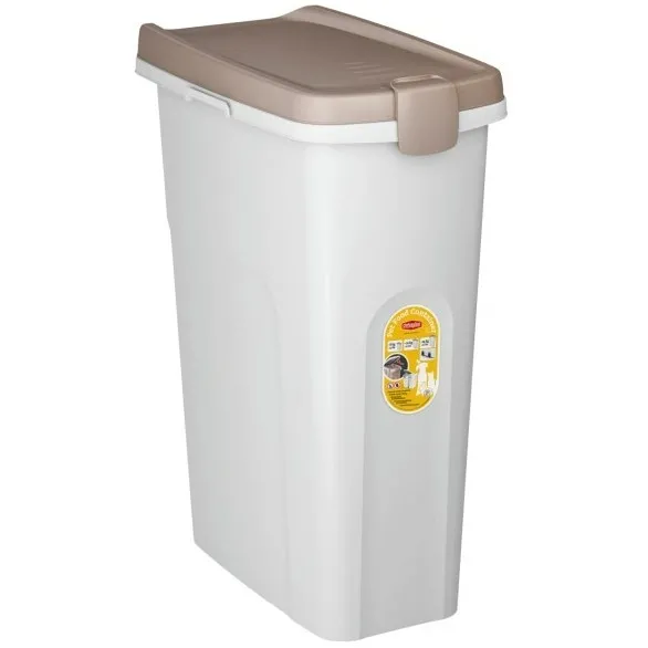 Petfood Container braun/weiß