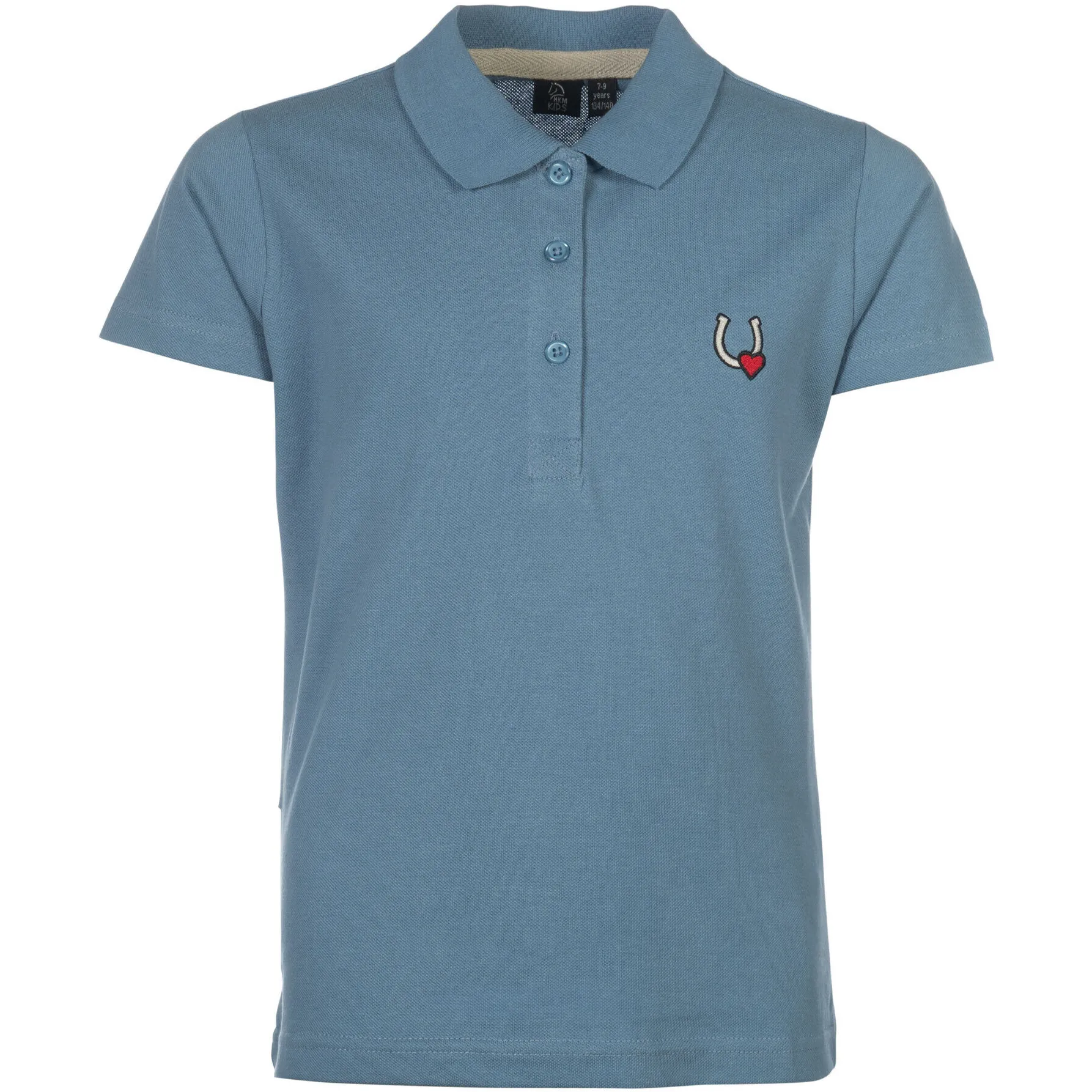 Kinder Poloshirt CLAIRE rauchblau