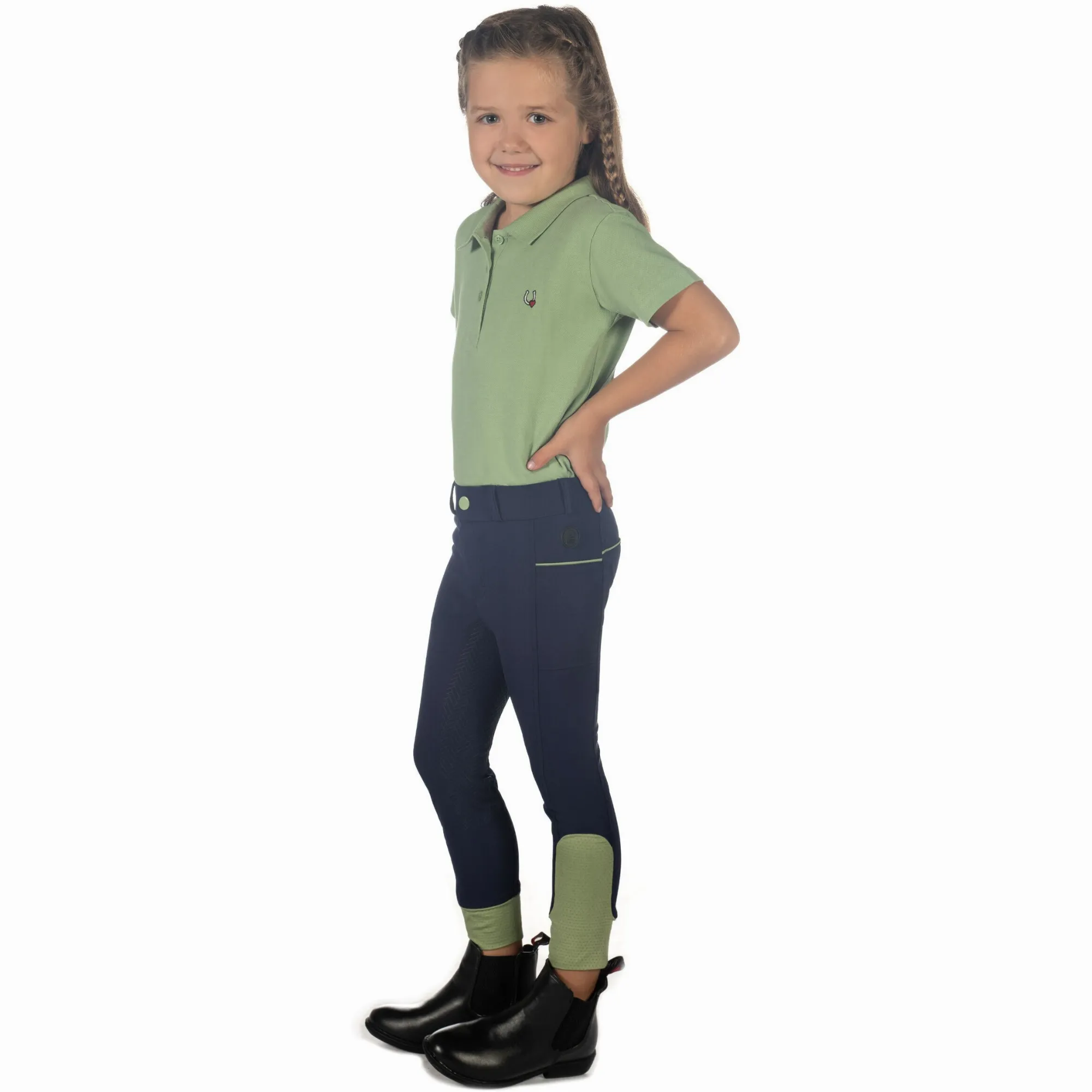 Kinder Poloshirt CLAIRE jade