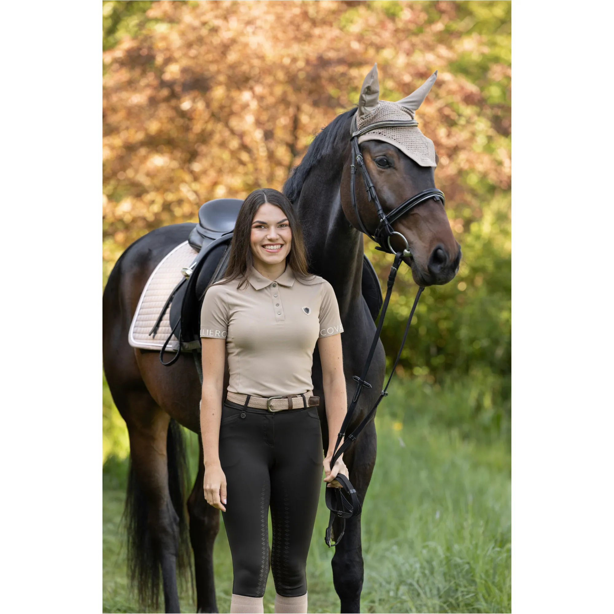 Damen Poloshirt F/S 2025 beige
