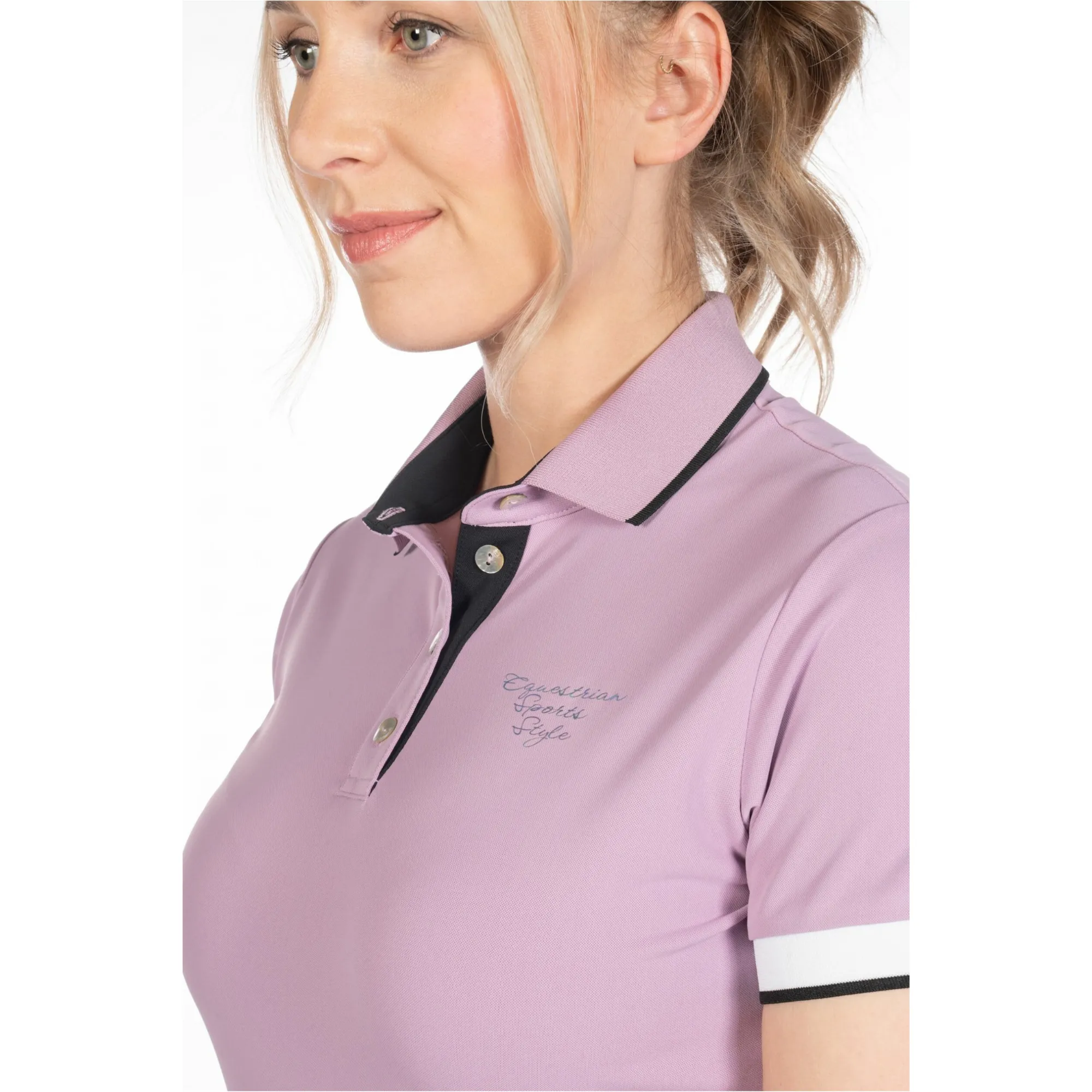 Damen Poloshirt HARBOUR ISLAND helllila