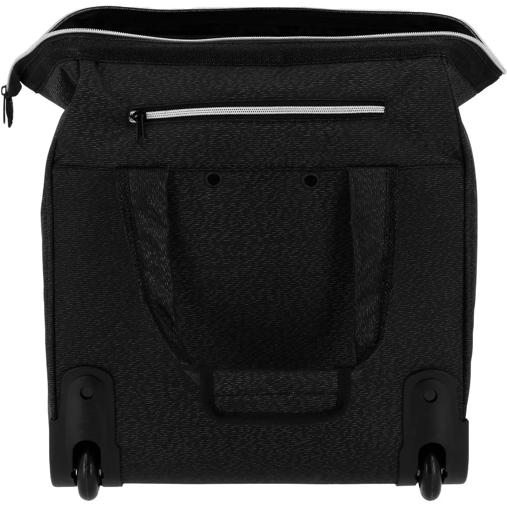 Putztasche mit Rollen schwarz