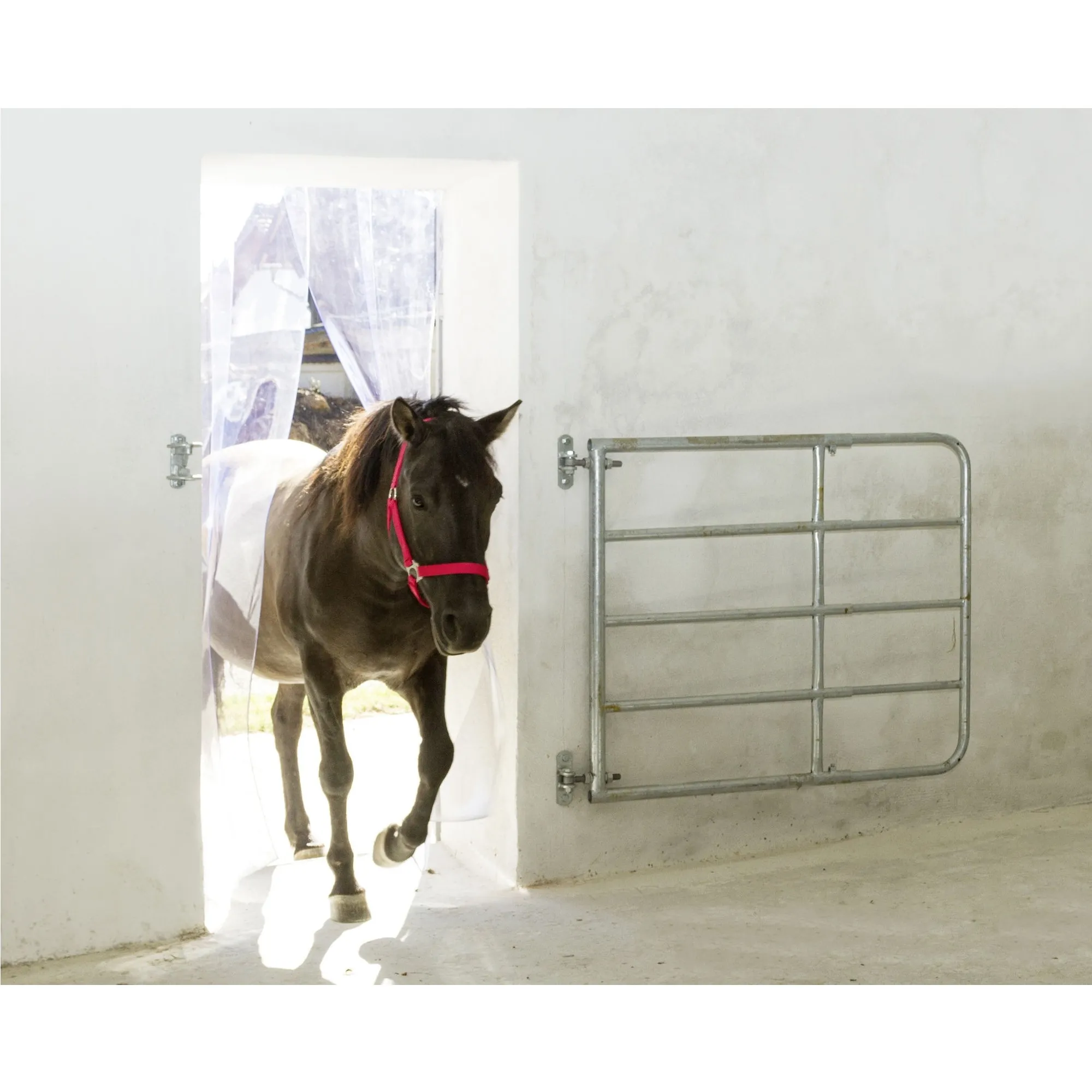 PVC-Streifenvorhang transparent 130x225cm 