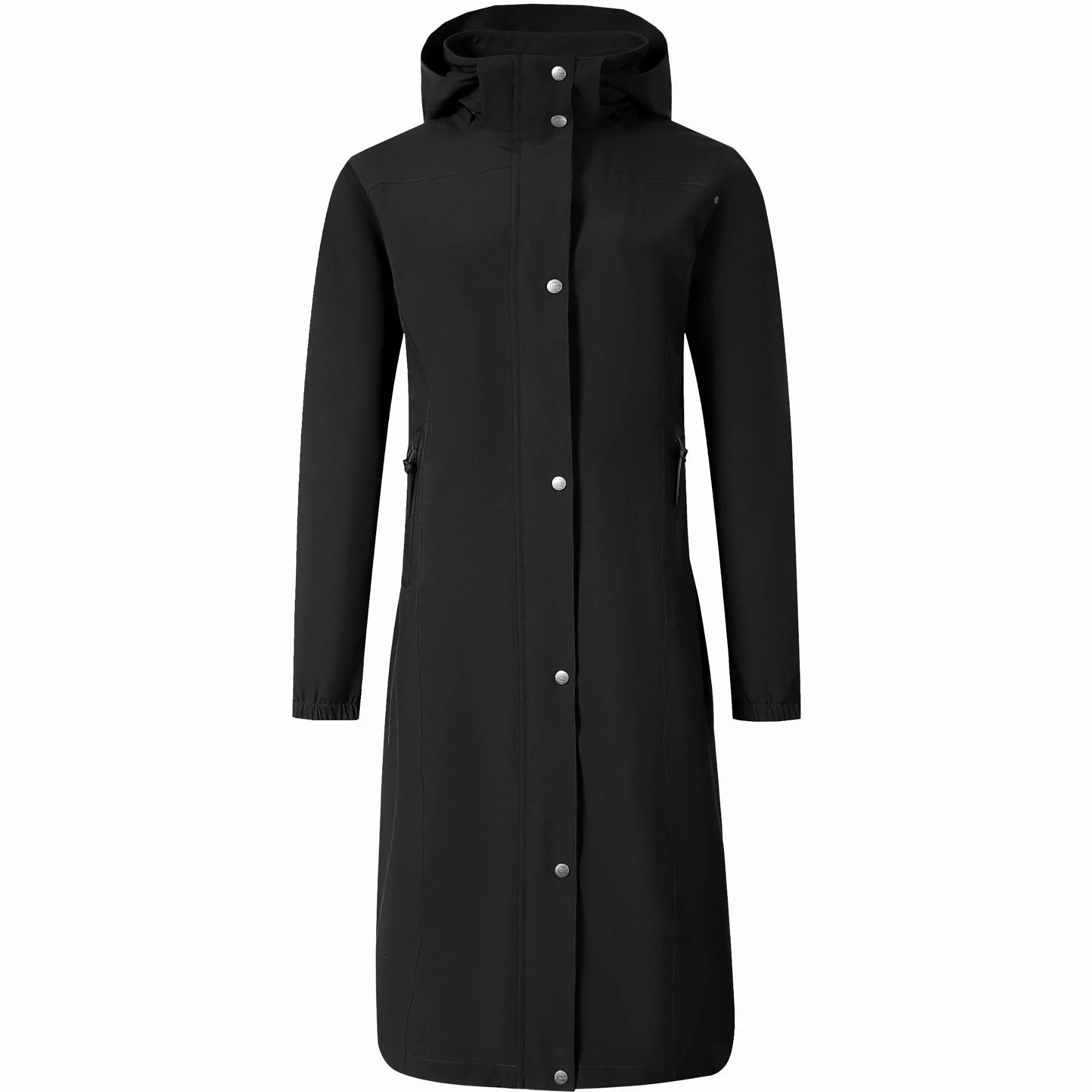 Damen Regenmantel F/S 2025 black