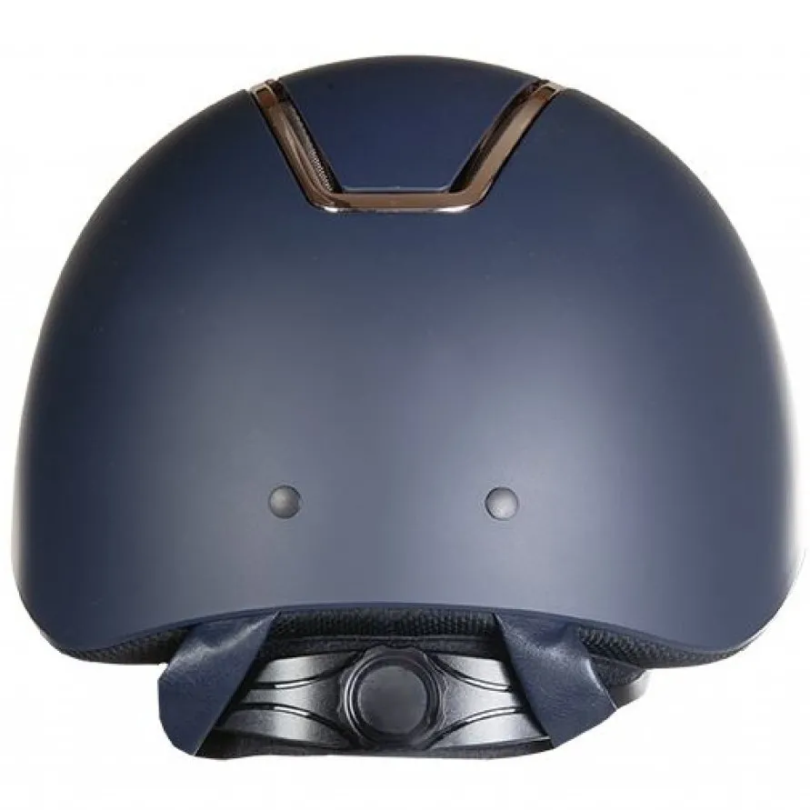 Damen Reithelm LADY SHIELD dunkelblau/rosegold