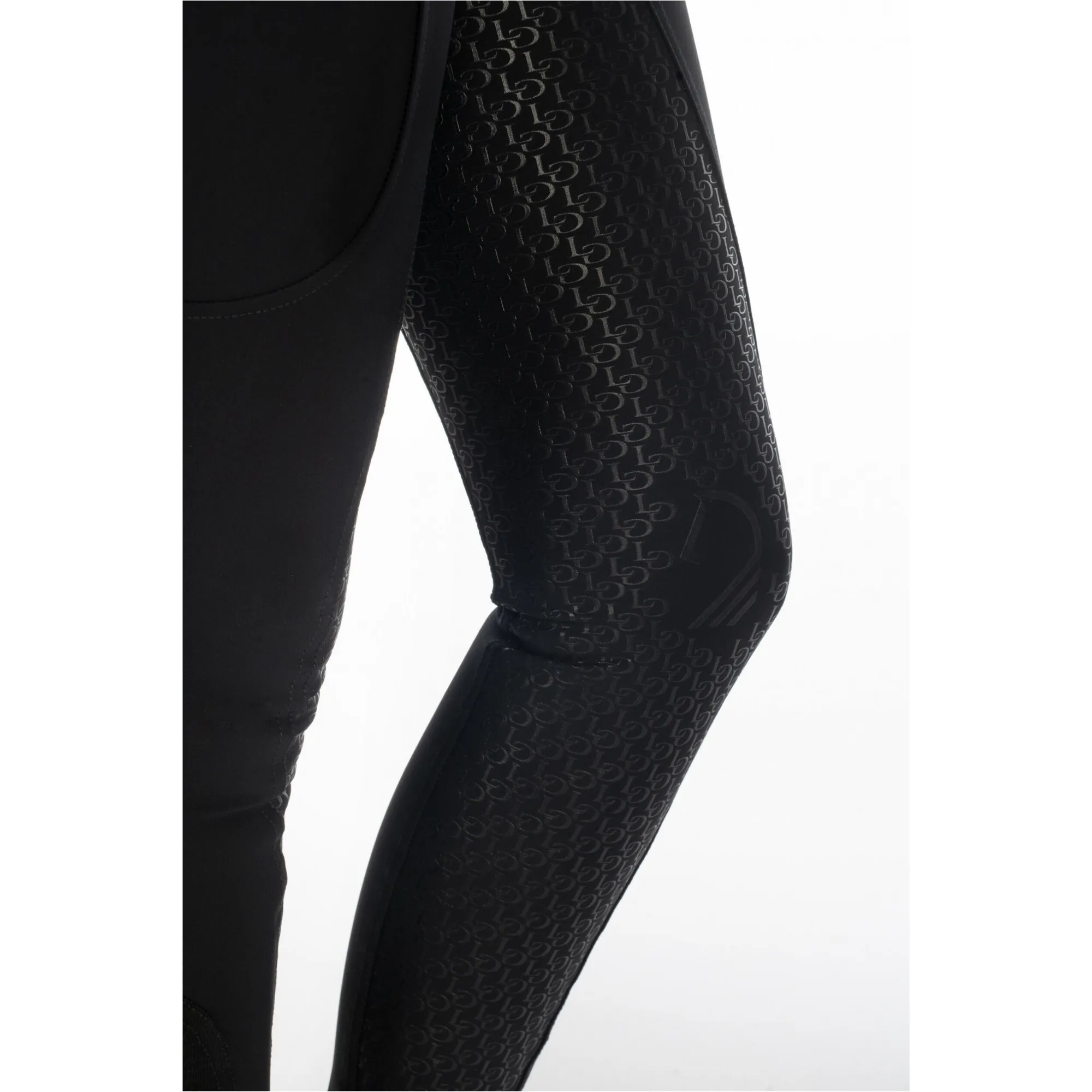 Damen Reithose Silikon Vollbesatz AMALFI schwarz