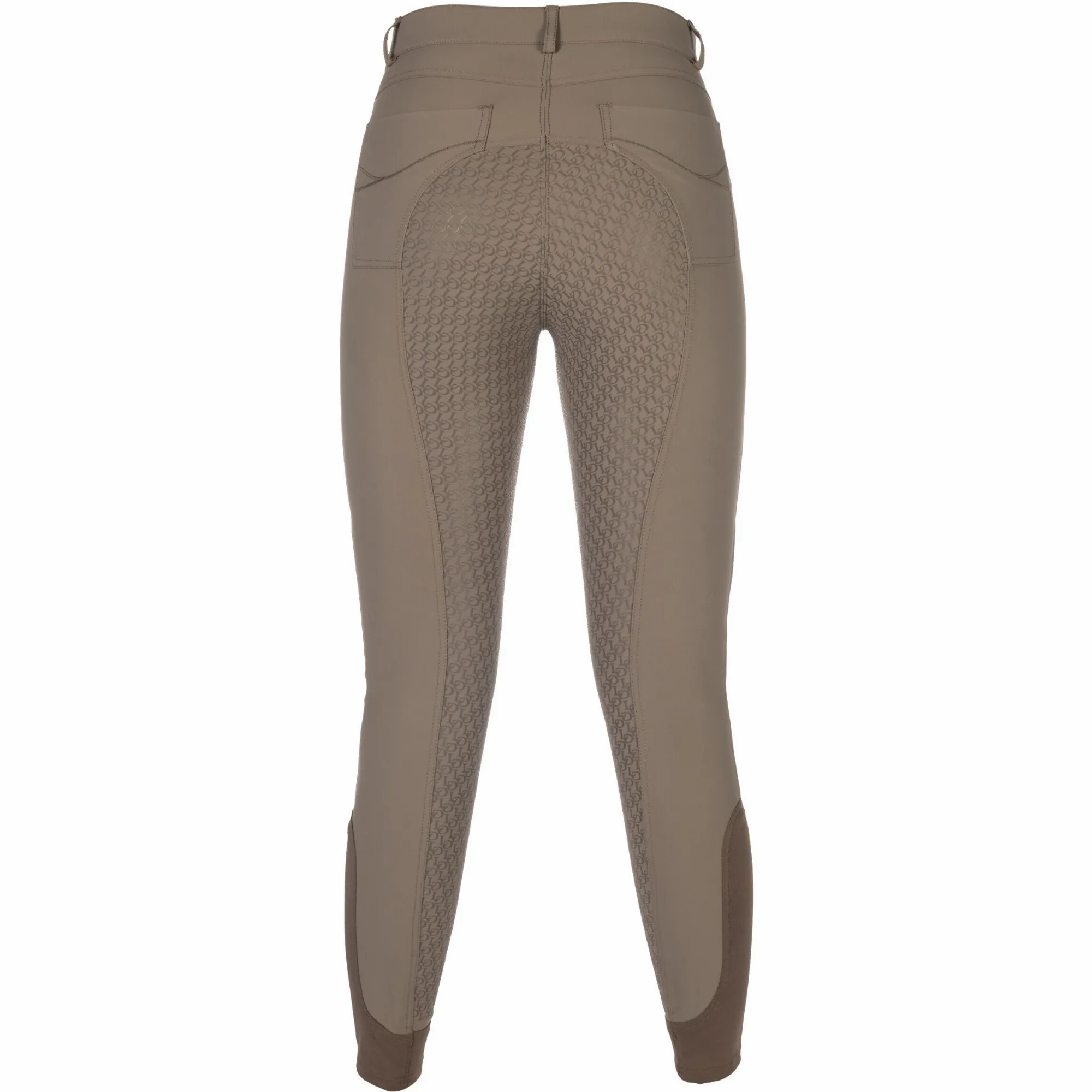 Damen Reithose Silikon Vollbesatz AMALFI taupe