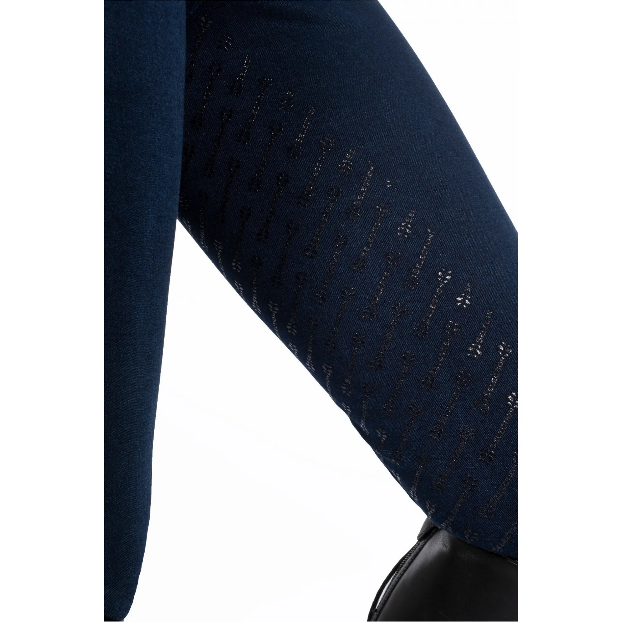 Damen Reithose Silikon Vollbesatz ARUBA DENIM dunkelblau