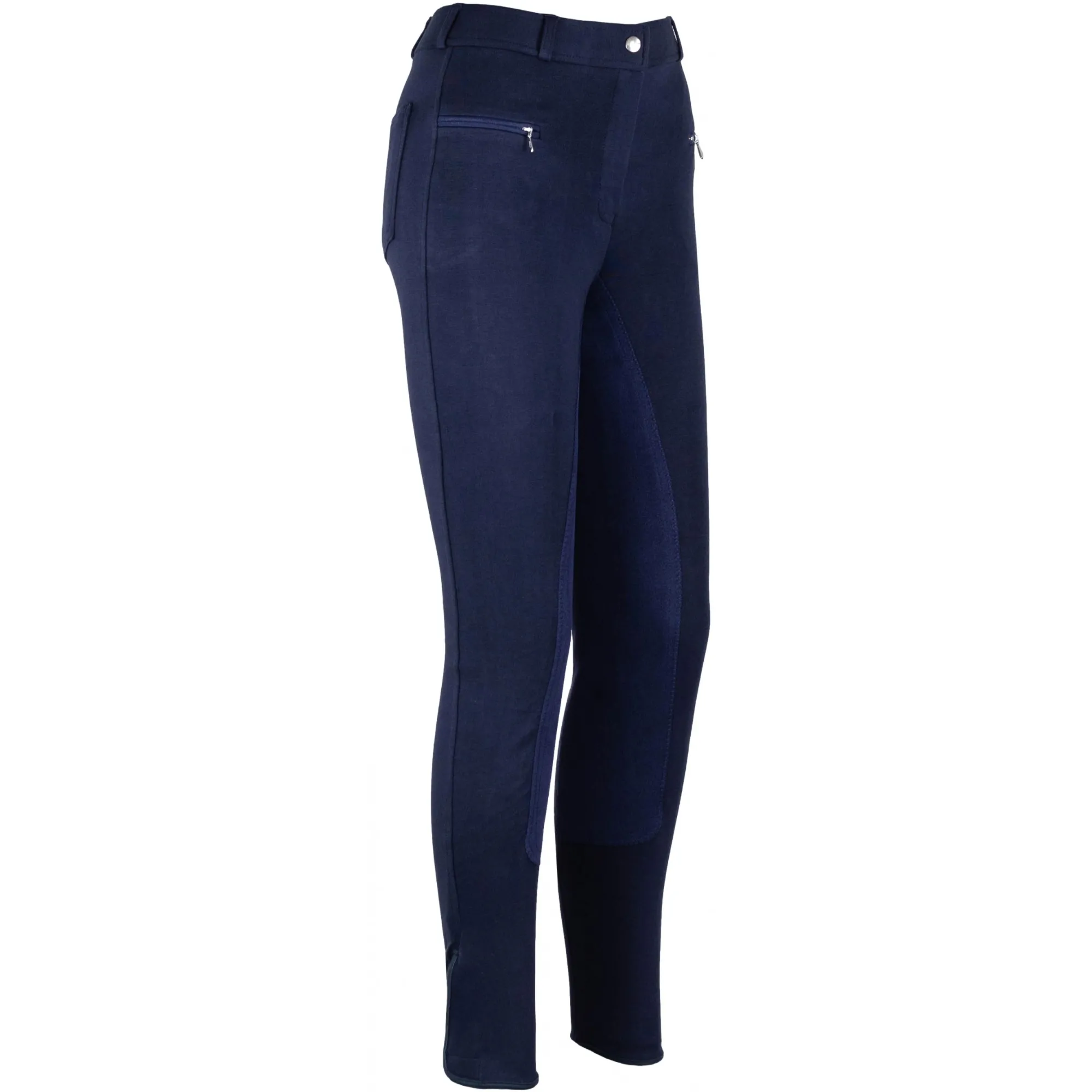 Damen Reithose Vollbesatz BASICLINE dunkelblau