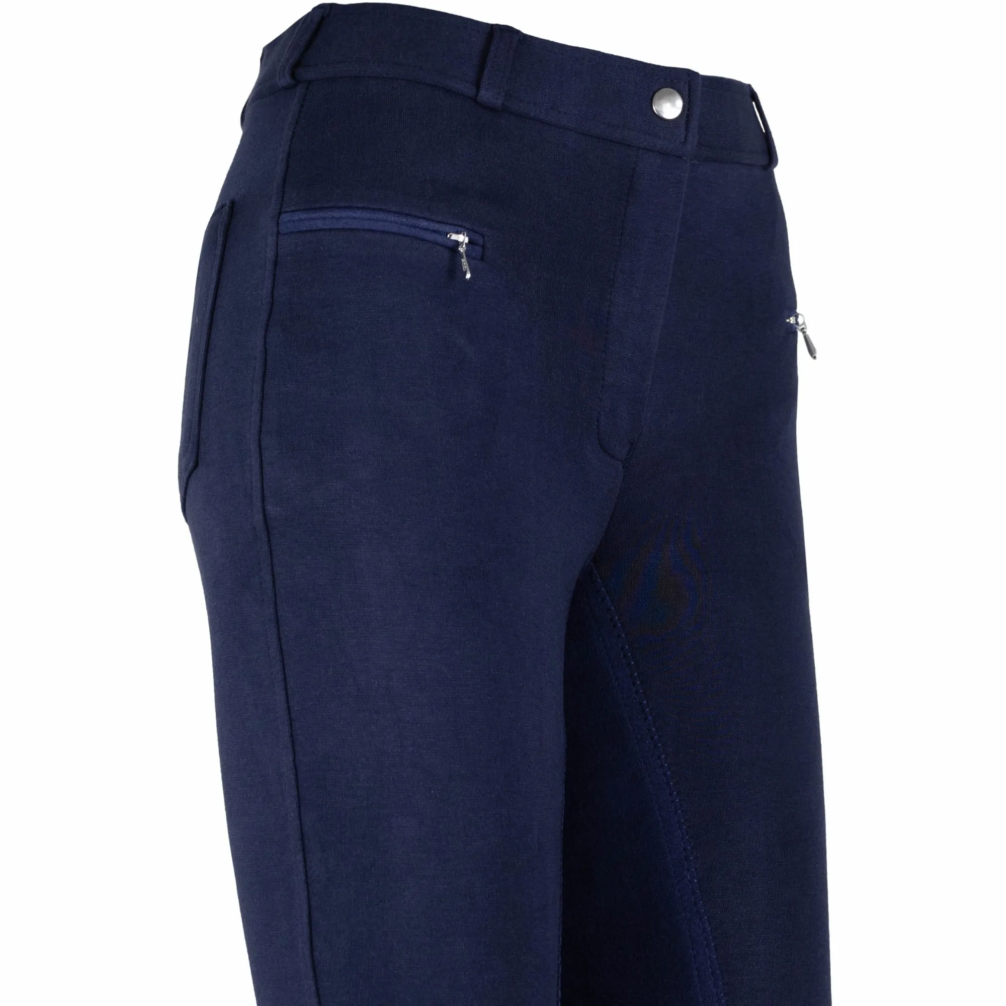 Damen Reithose Vollbesatz BASICLINE dunkelblau