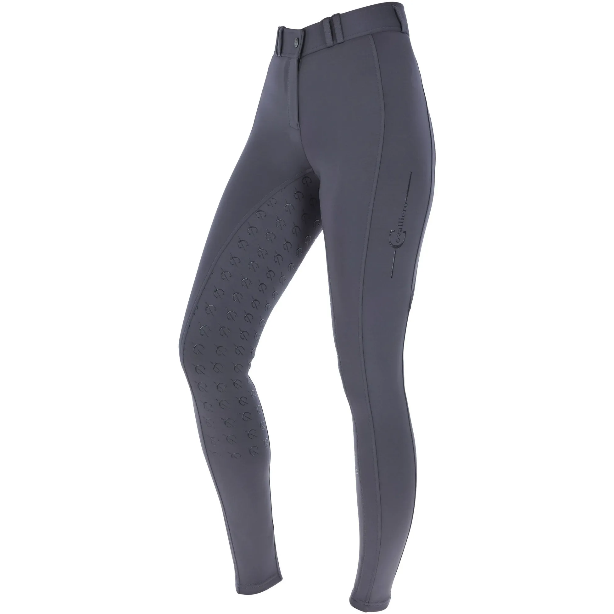 Damen Reithose Silikon Vollbesatz CLASSIC STAR graphite