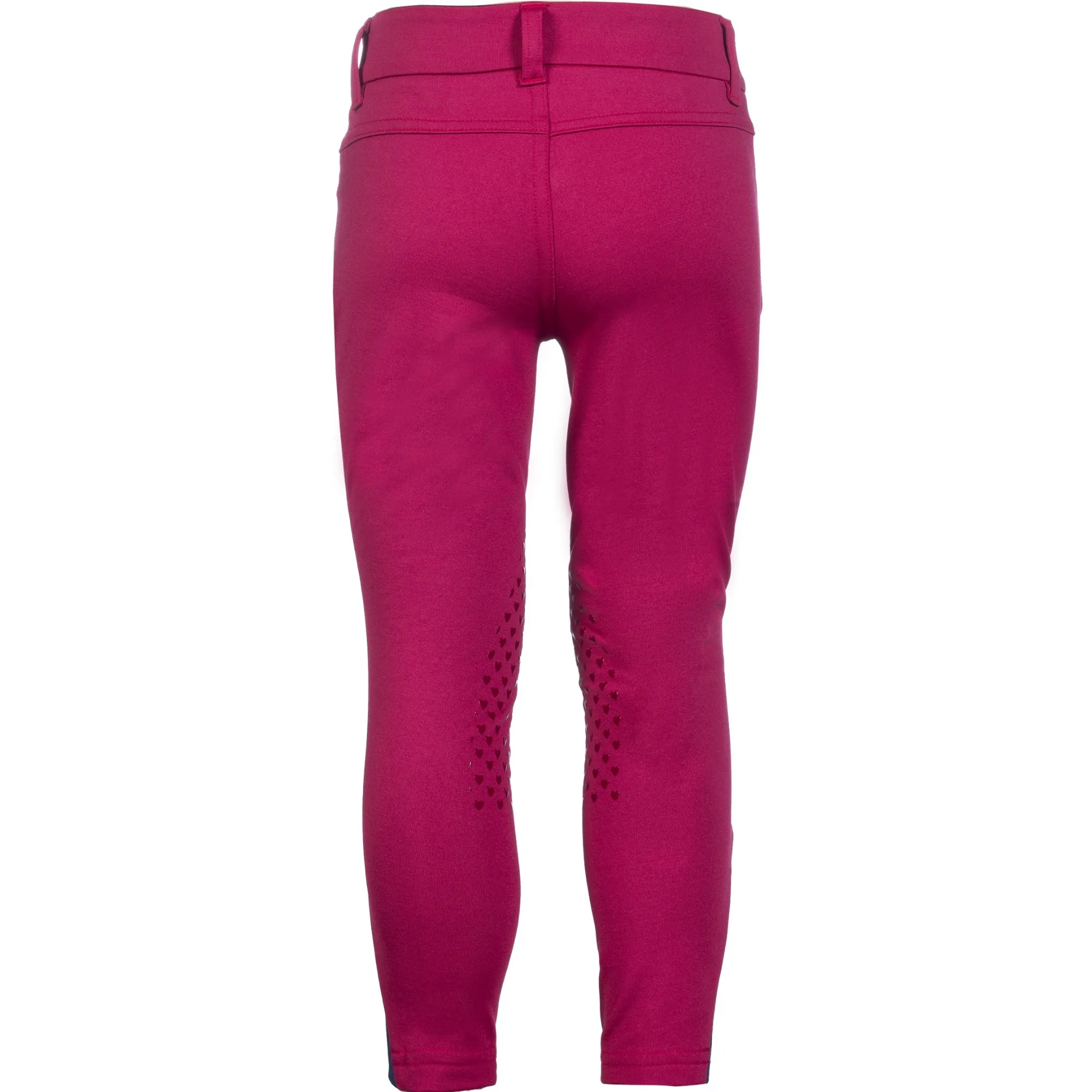 Kinder Reithose Silikon Kniebesatz COMFY cranberry