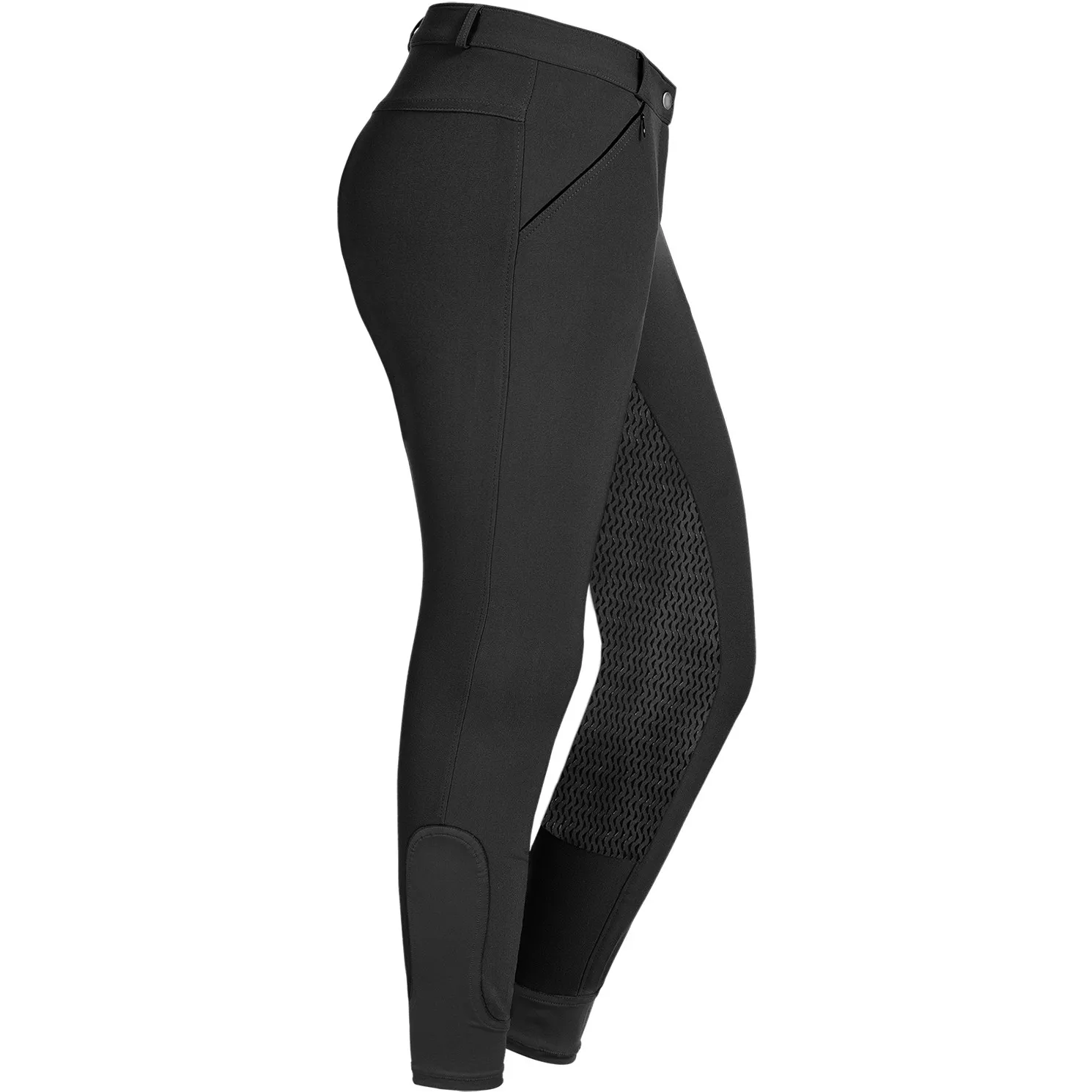 Damen Reithose Silikon Vollbesatz DAHLIA schwarz