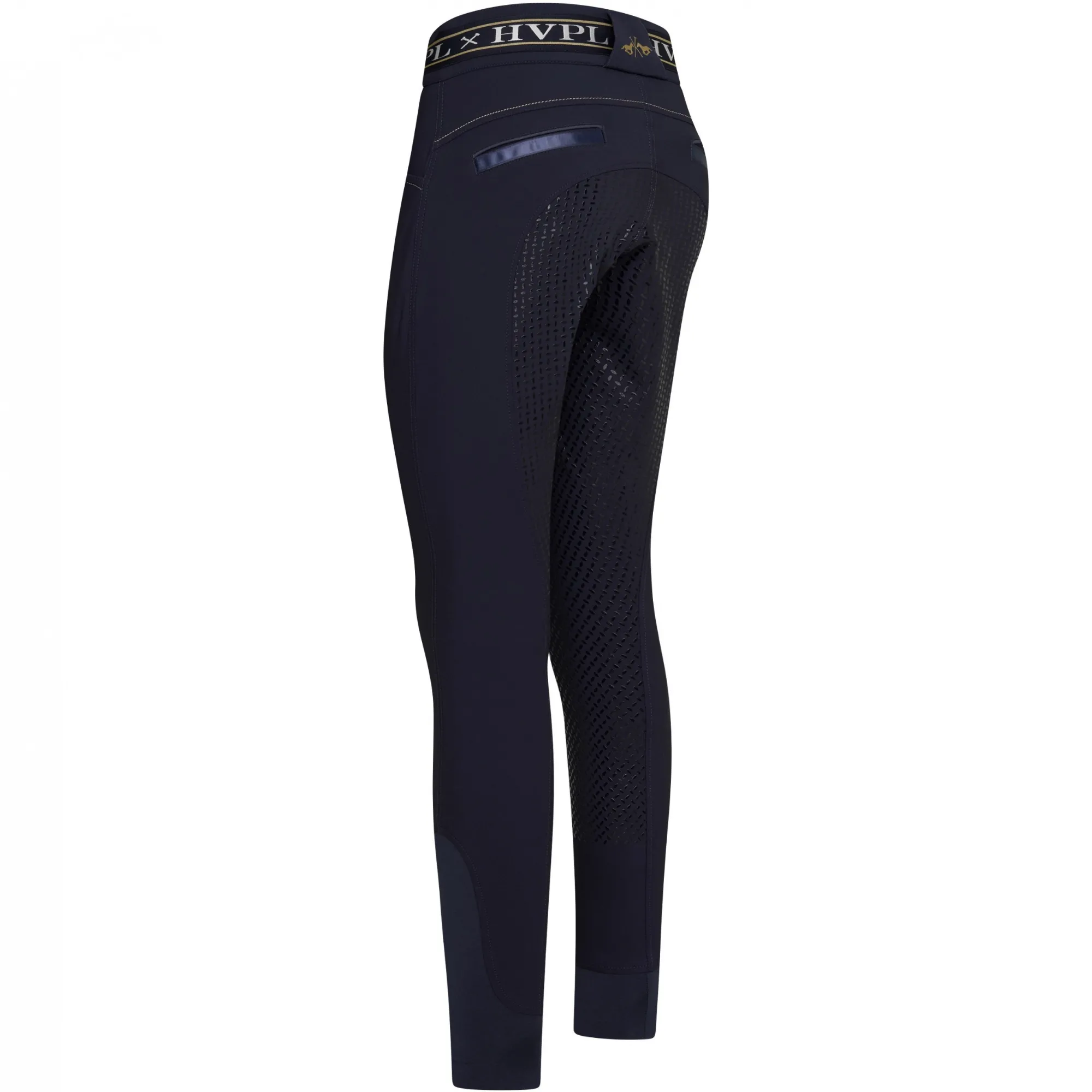 Damen Reithose Silikon Vollbesatz HVPKeira navy
