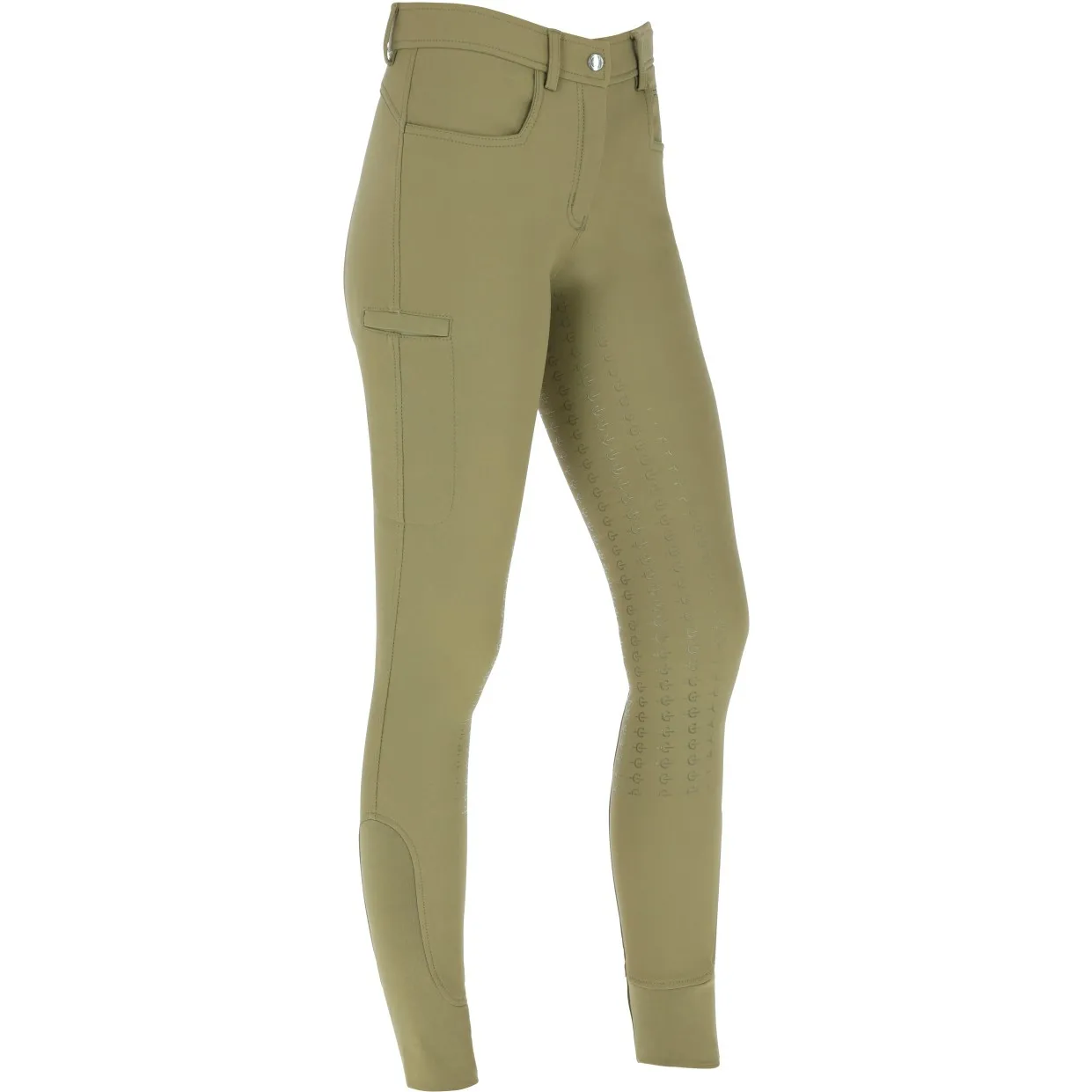 Damen Reithose Silikon Vollbesatz DETROIT 2022 avocado
