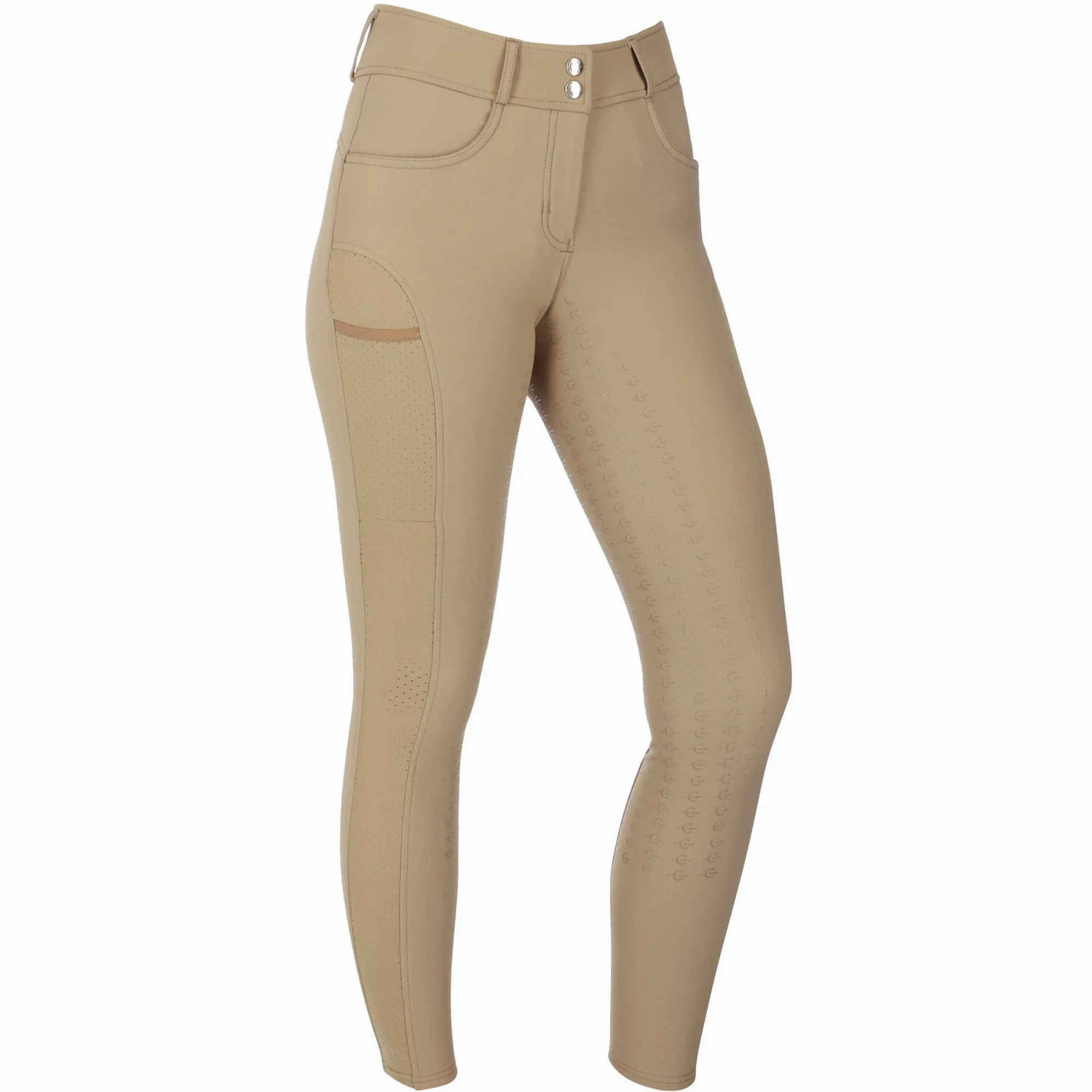 Damen Reithose Silikon Vollbesatz DETROIT 2023 clay
