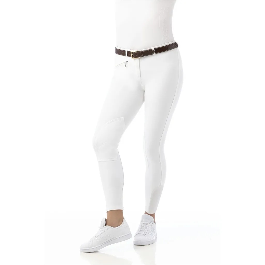 Damen Reithose Kniebesatz DJERBA weiß