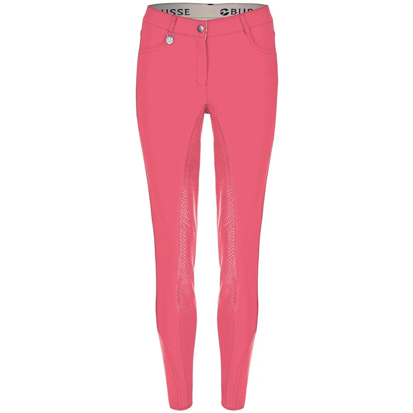 Damen Reithose Silikon Vollbesatz ELDA coral
