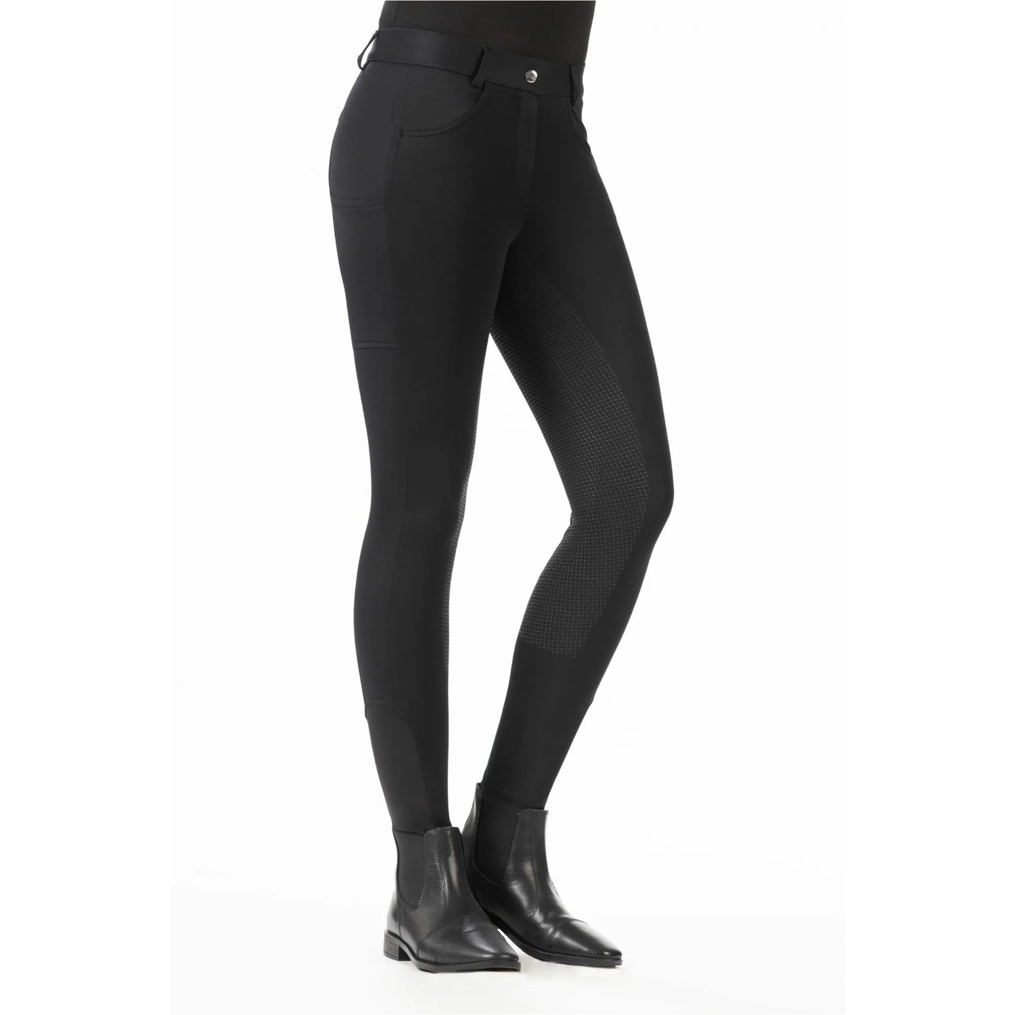 Damen Reithose Silikon Vollbesatz EMMA schwarz