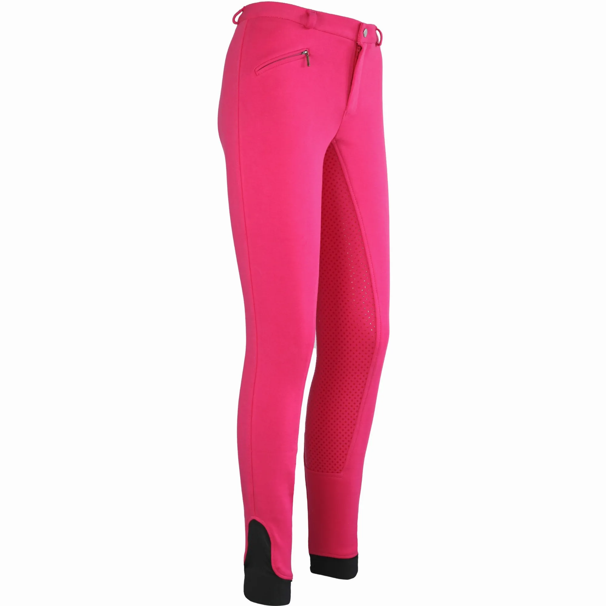 Kinder Reithose Silikon Vollbesatz Flex BASICLINE pink