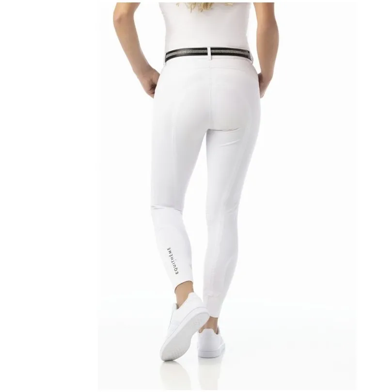Damen Reithose Silikon Kniebesatz GIZEL weiß
