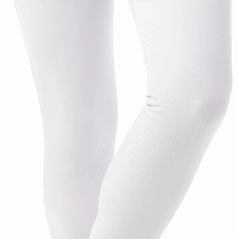 Damen Reithose Silikon Kniebesatz GIZEL weiß
