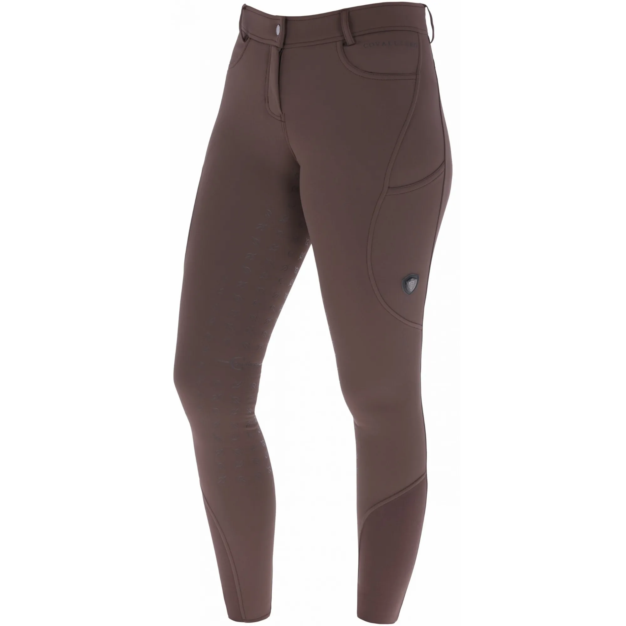 Damen Reithose Silikon Vollbesatz H/W24 coffee