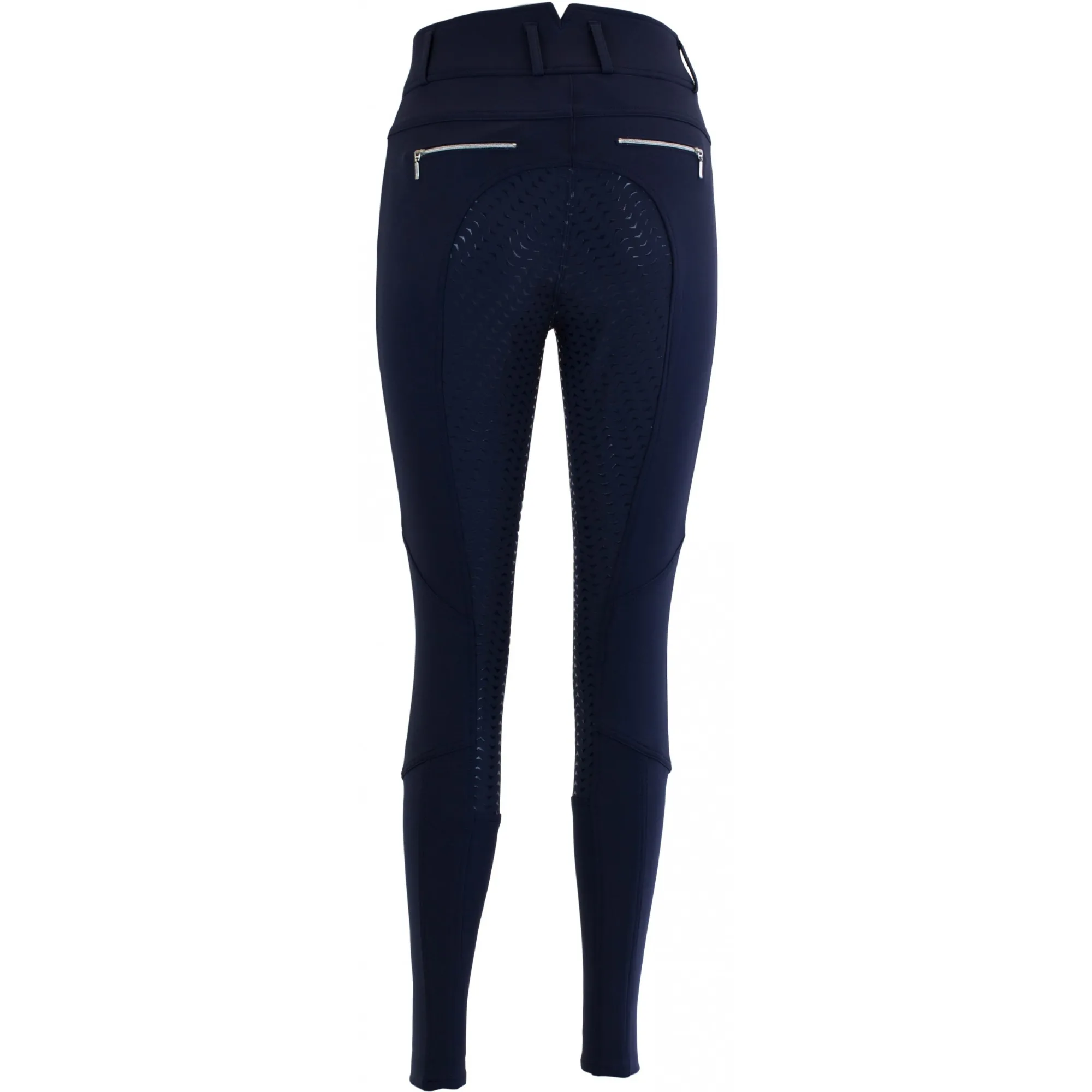 Damen Reithose Silikon Vollbesatz HELENA Hochbund nachtblau