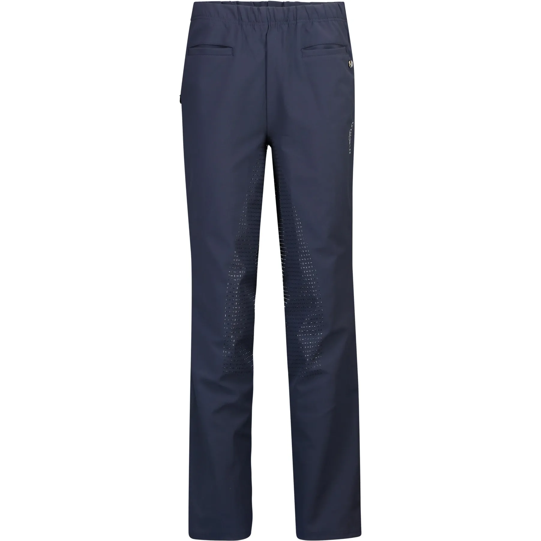 Damen Reithose Silikon Vollbesatz HVPAll Weather FSS navy