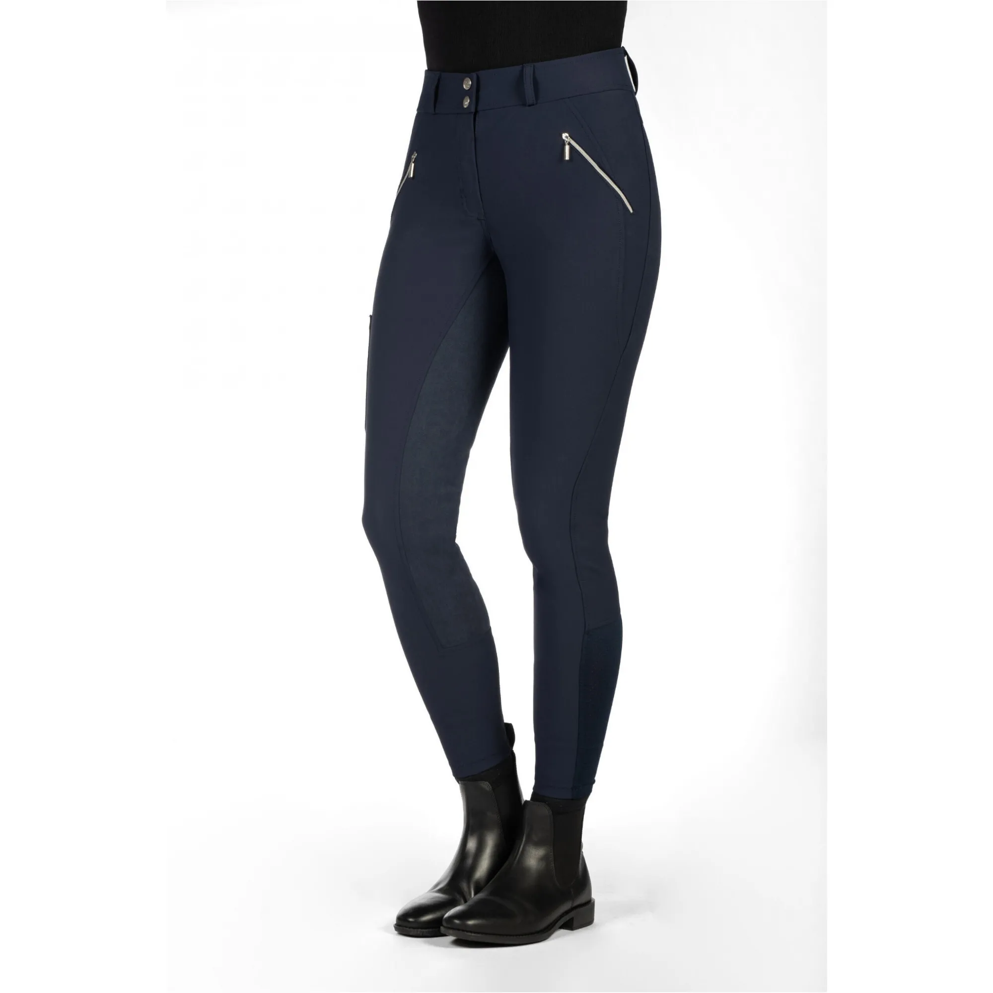 Damen Reithose Vollbesatz LIA HIGH WAIST ALOS dunkelblau