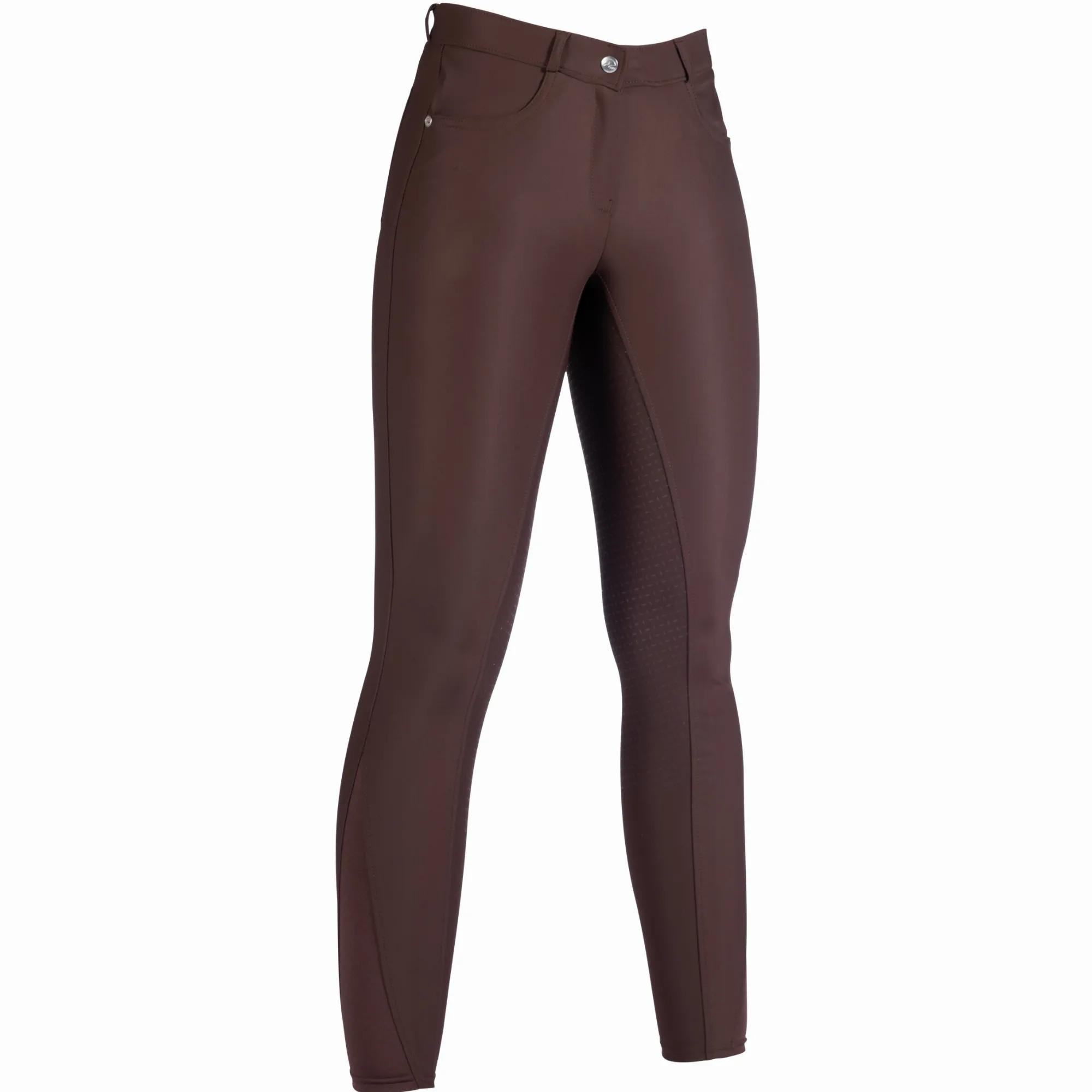 Damen Reithose Silikon Vollbesatz LUNA dunkelbraun