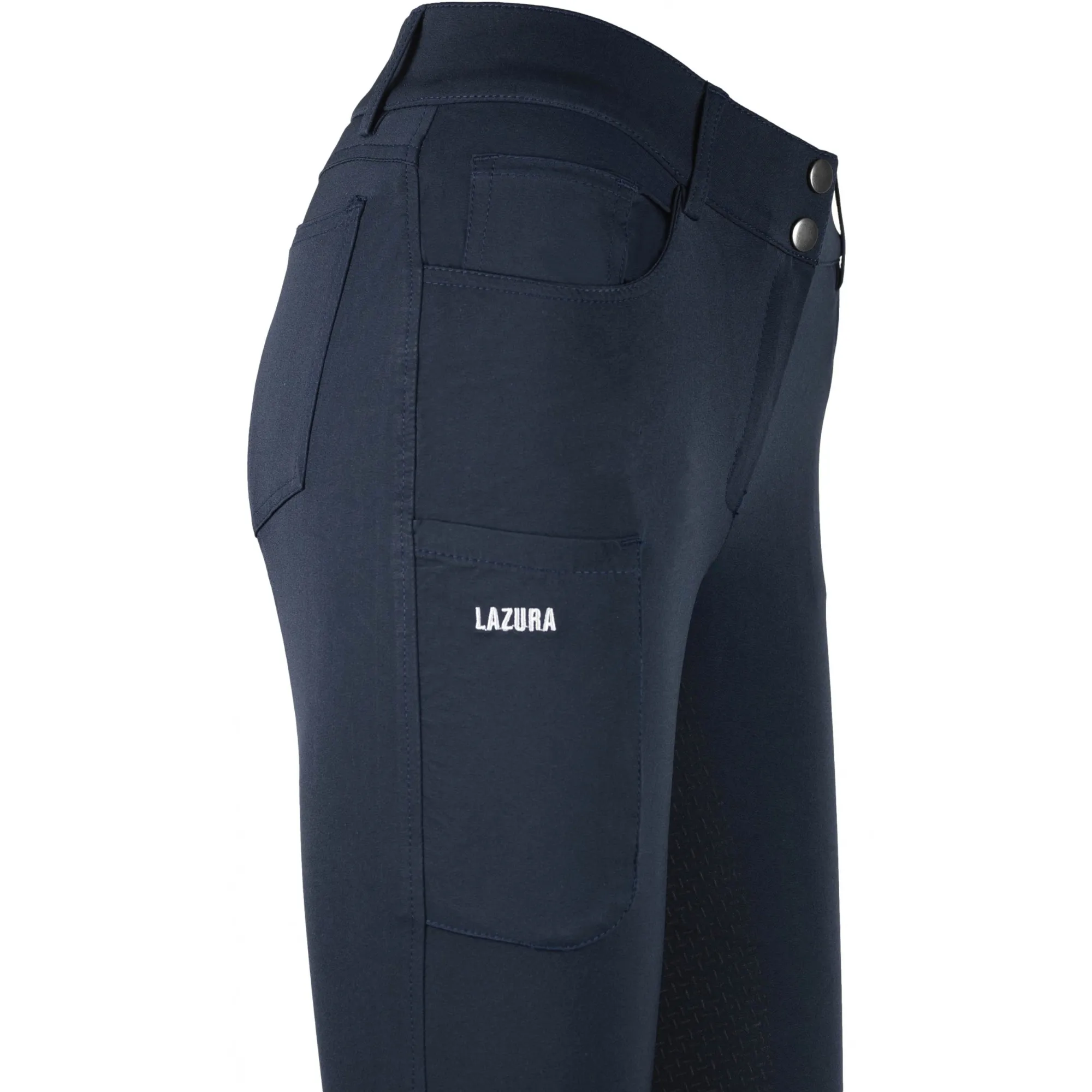 Damen Reithose Silikon Vollbesatz PIA dunkelblau