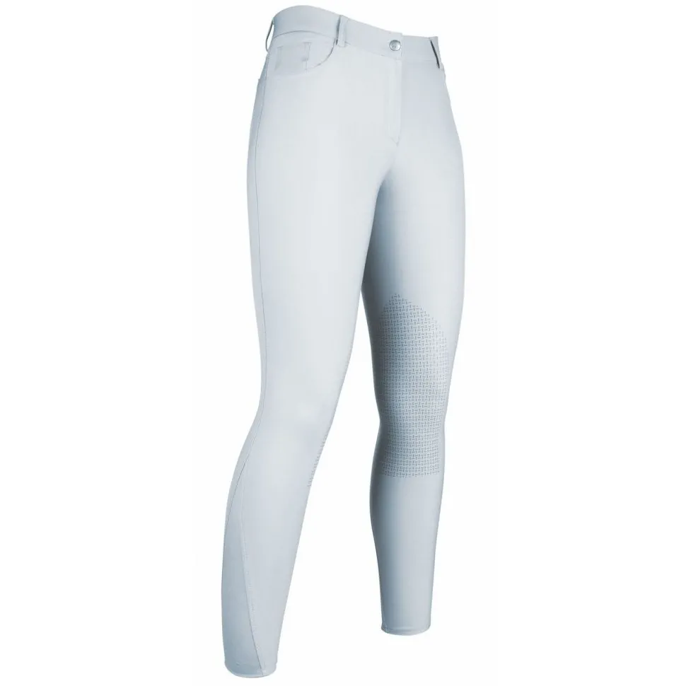 Damen Reithose Silikon Kniebesatz SUNSHINE Competition weiß
