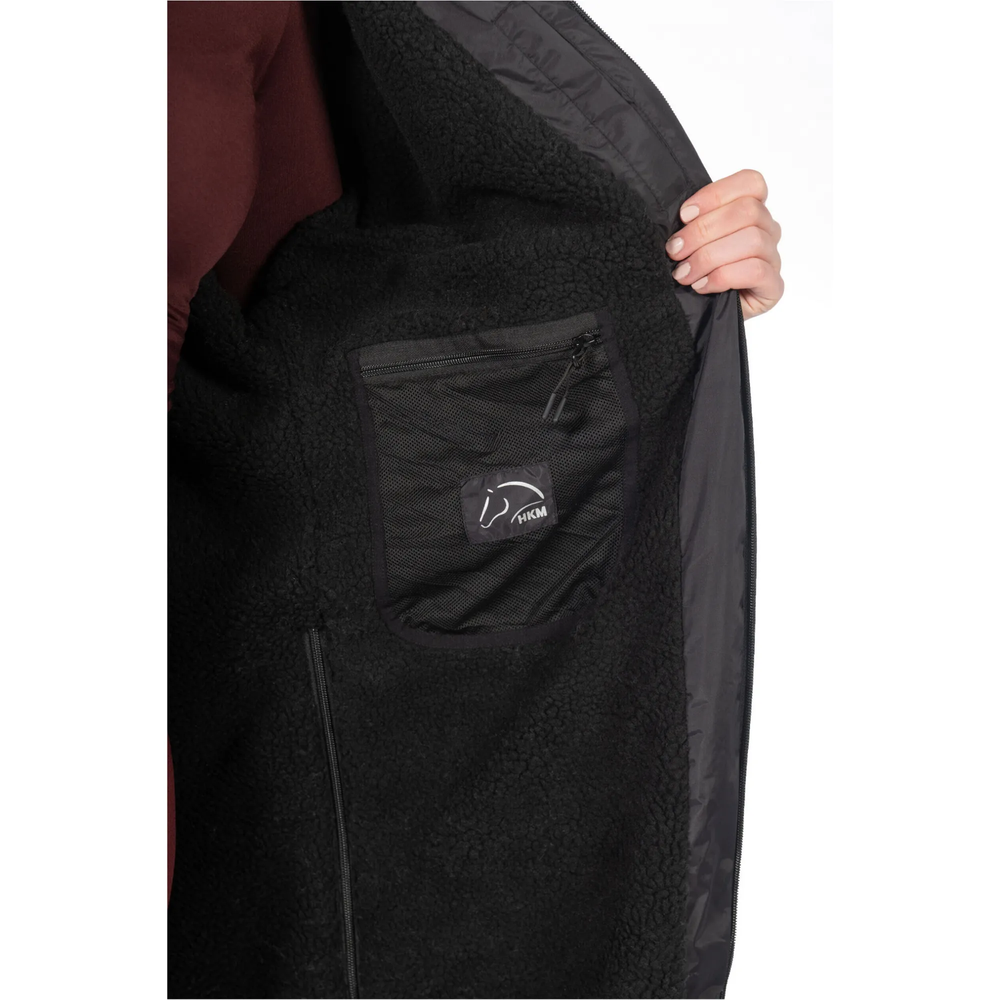 Damen Reitjacke extra lang JULIE schwarz