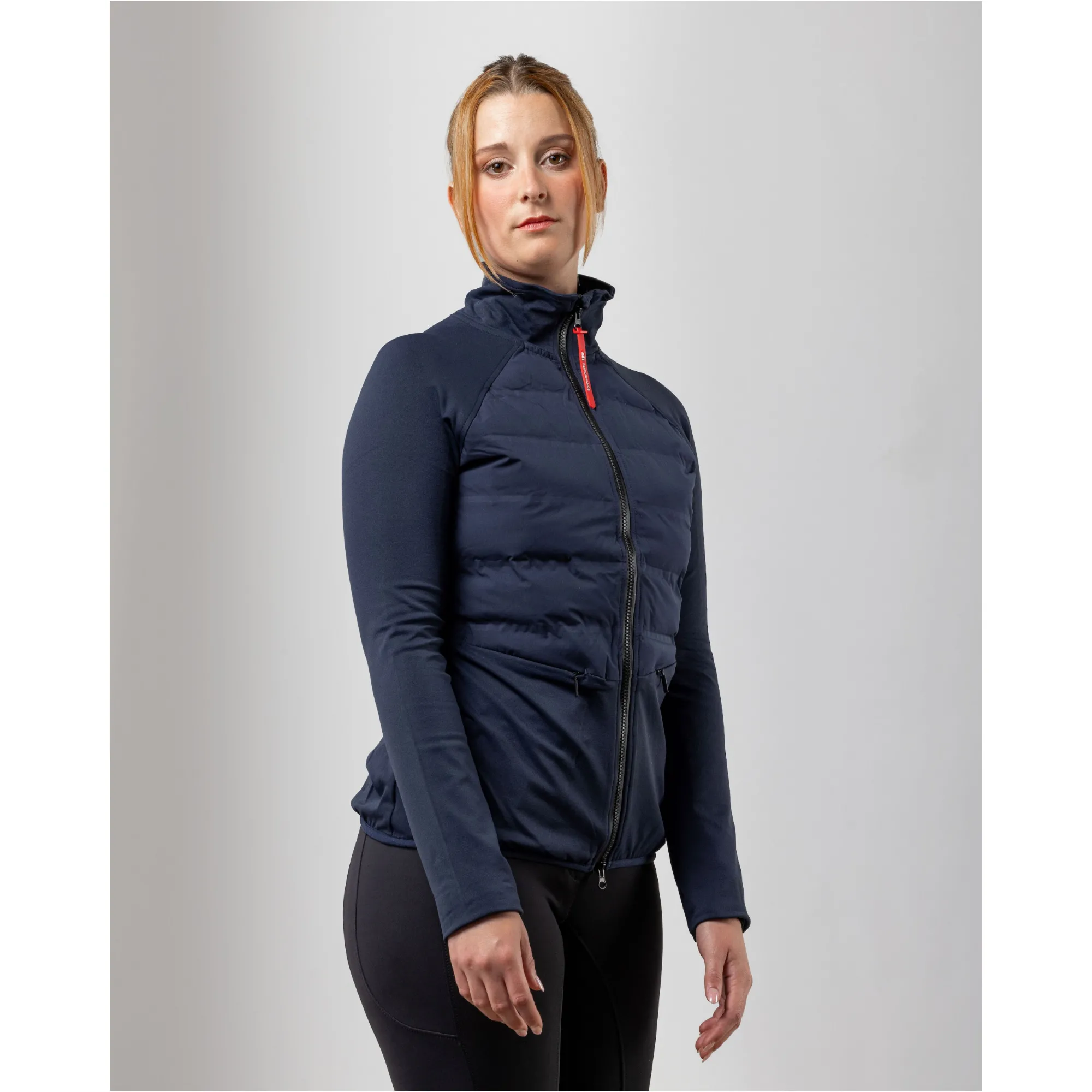 Damen Reitjacke HYBRID JERSEY midnight blue