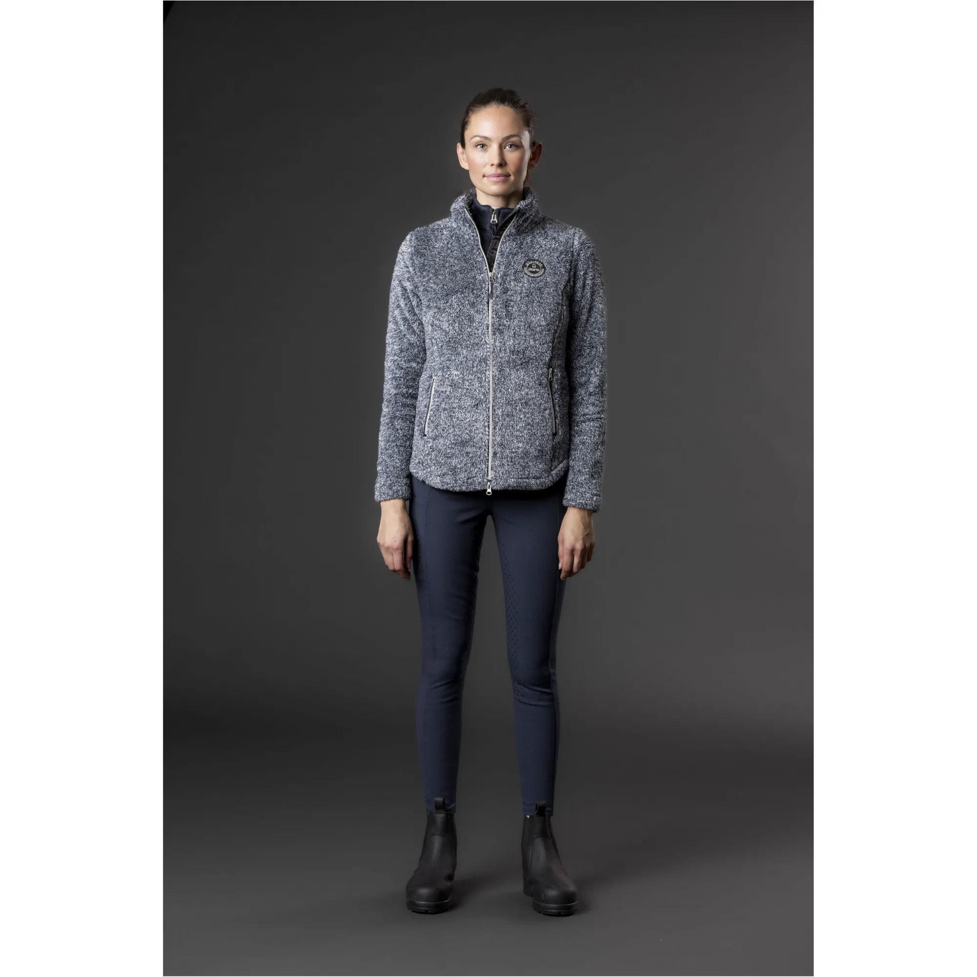 Damen Reitjacke MILES blue fog
