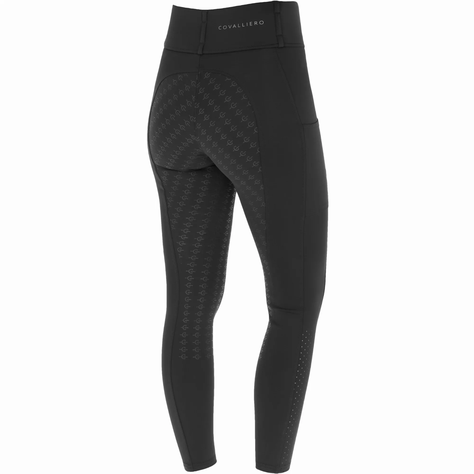 Damen Reitleggings Silikon Vollbesatz COMPRESSION F/S 2025 black