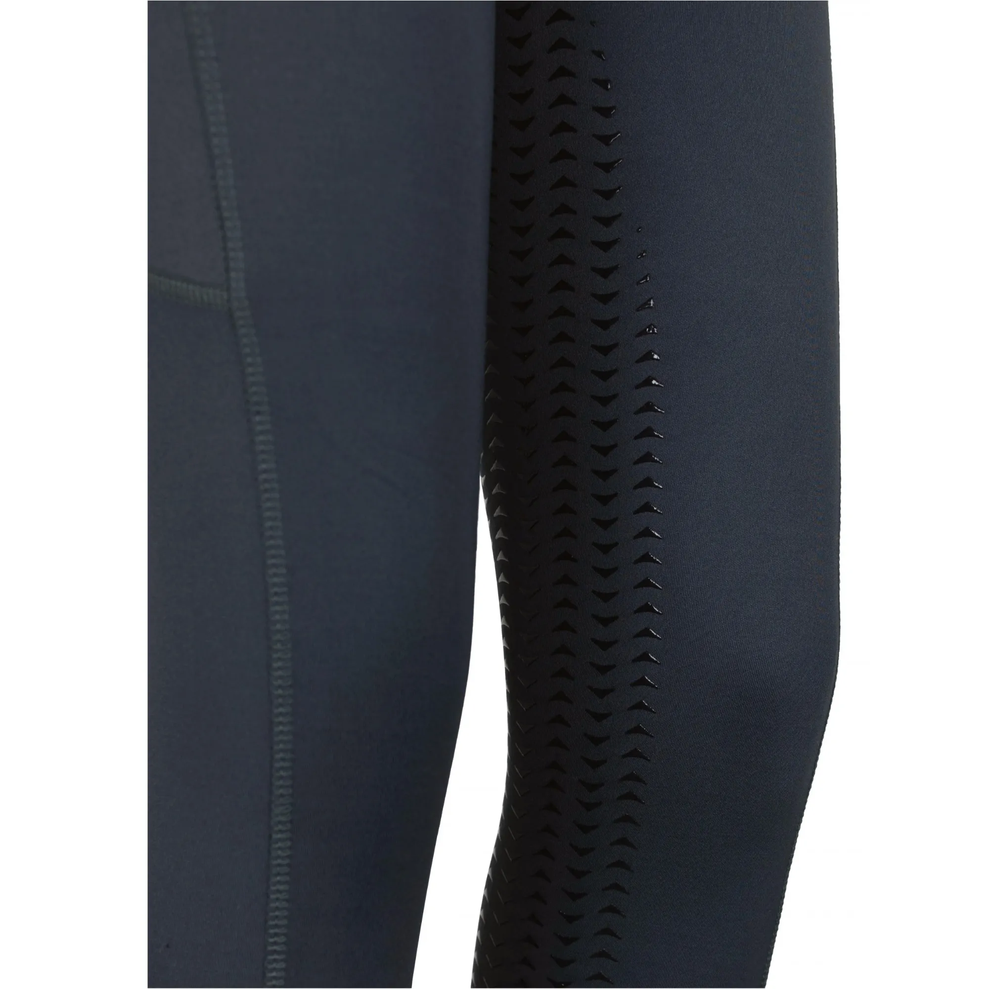 Winter Kinder Reitleggings Silikon Vollbesatz EMILIA asphalt