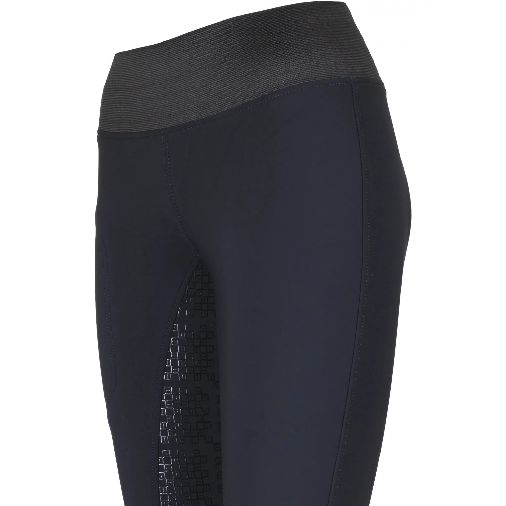 Winter Damen Reitleggings Silikon Vollbesatz EMMA schwarz