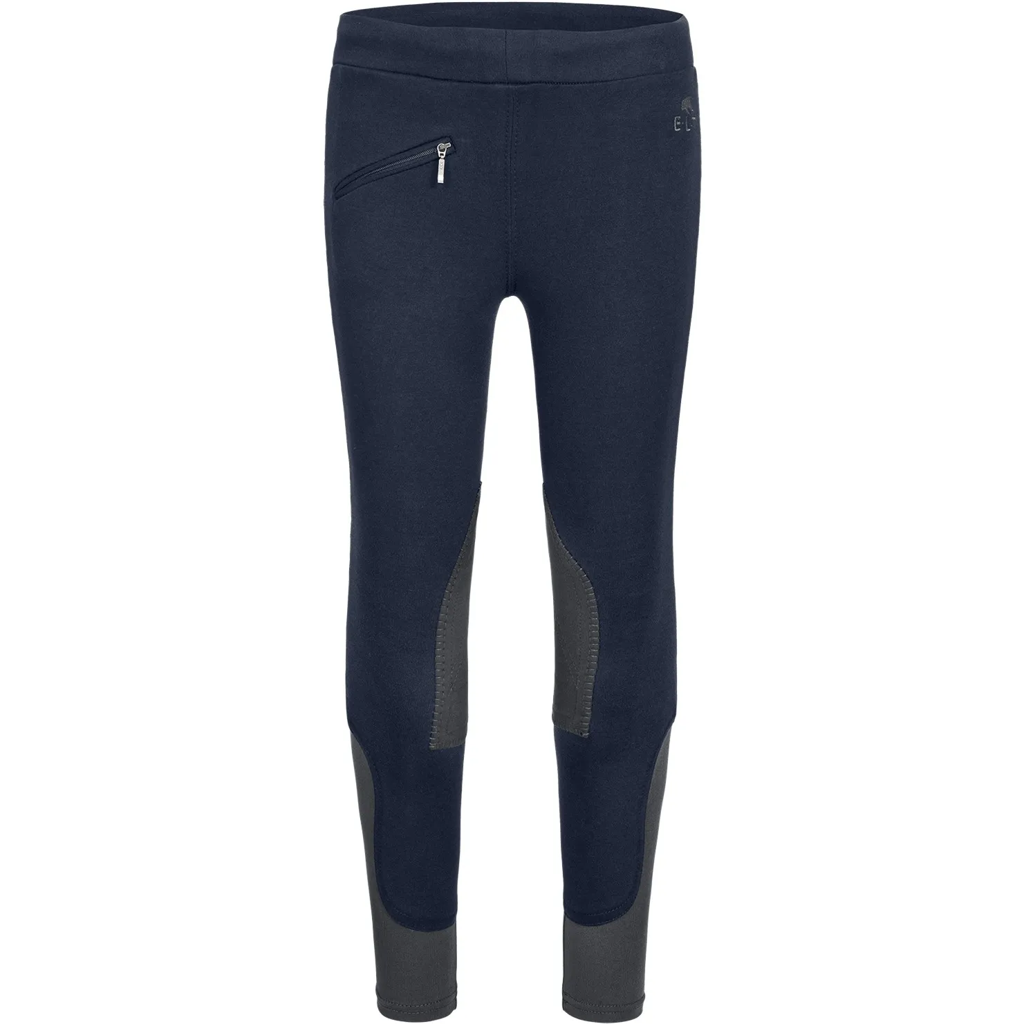 Kinder Reitleggings Kniebesatz EMMI nachtblau
