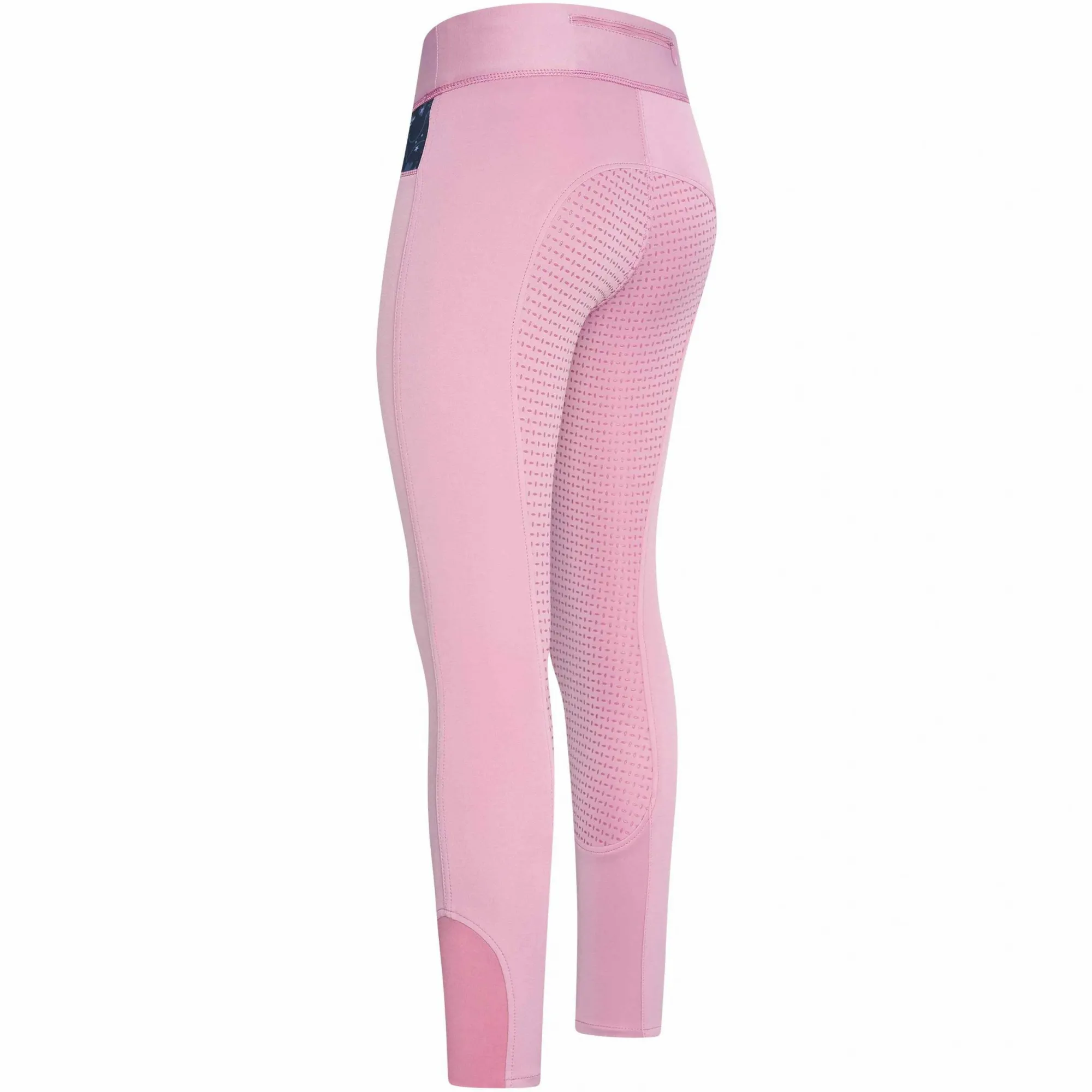 Kinder Reitleggings Silikon Vollbesatz IRHCosmic sparkle bloom pink