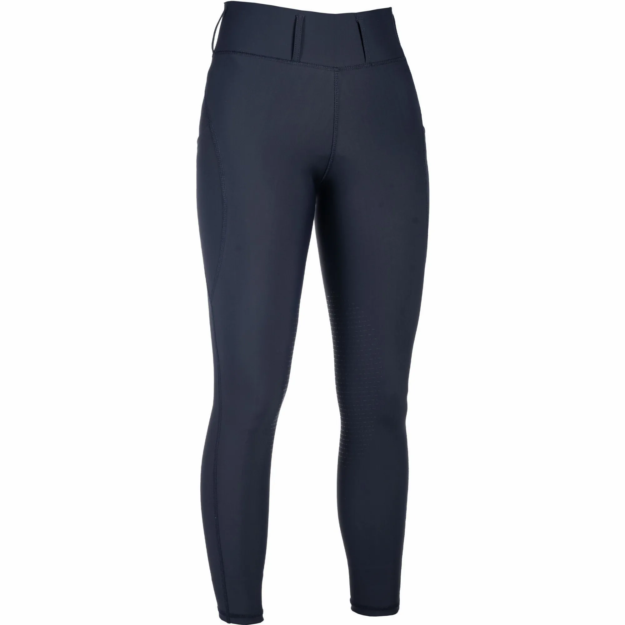 Damen Reitleggings Silikon Kniebesatz JIL HIGH WAIST dunkelblau