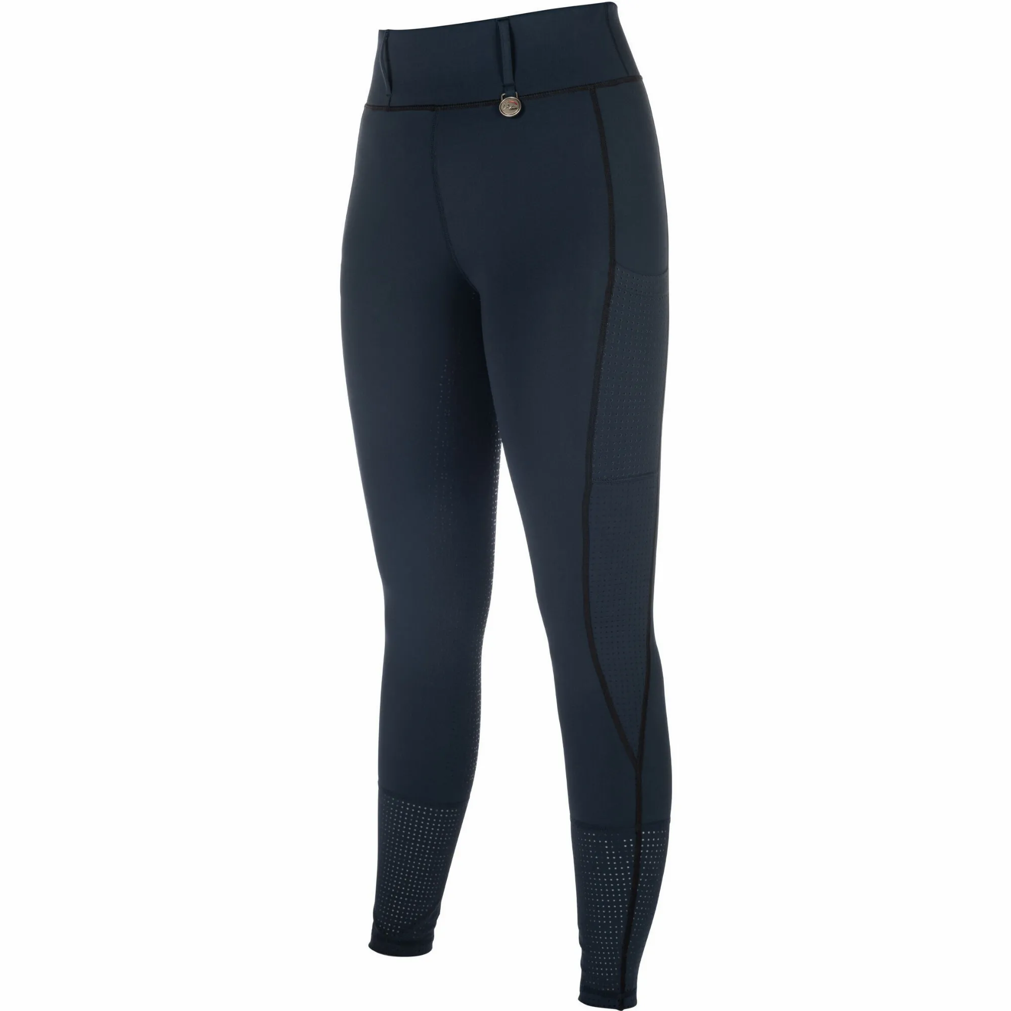 Damen Reitleggings Silikon Vollbesatz JUNA dunkelblau