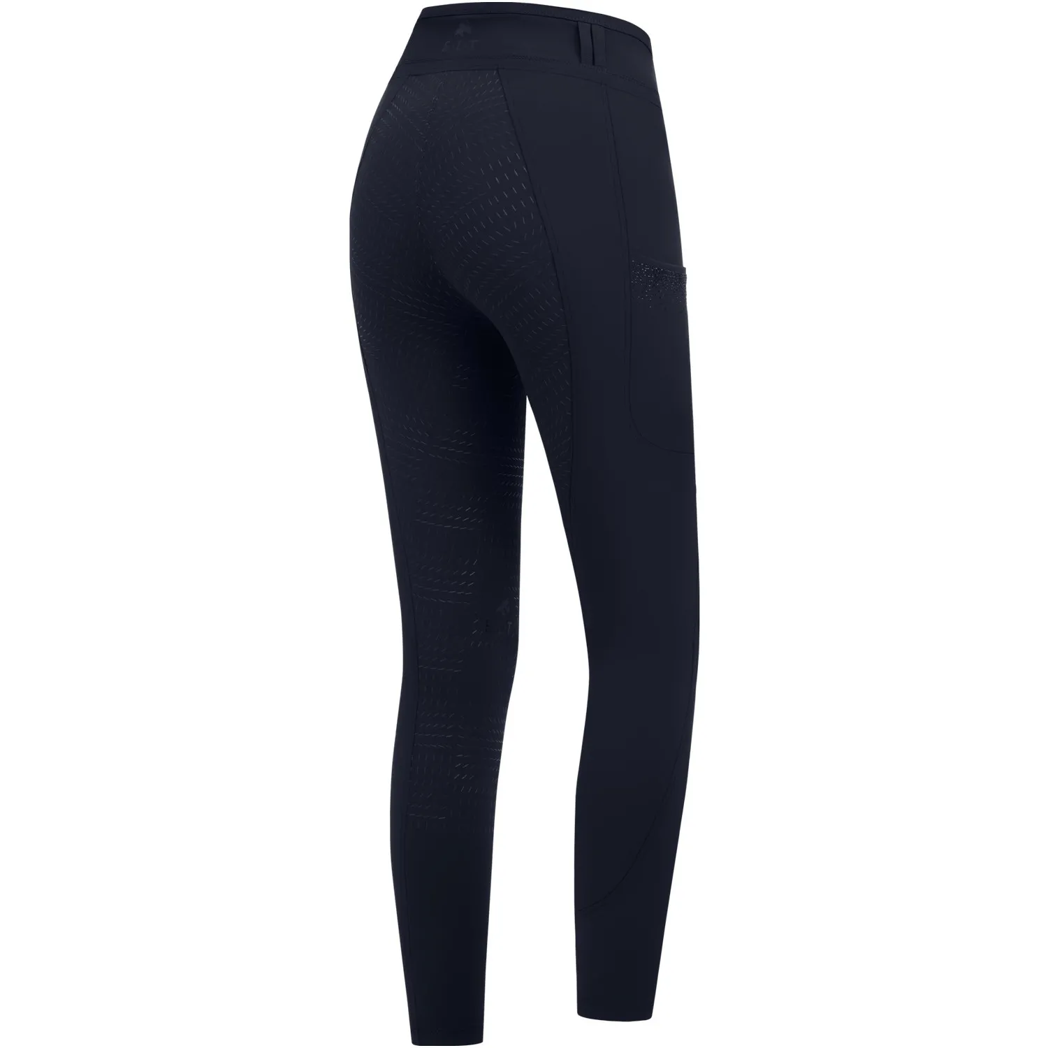 Damen Reitleggings Silikon Vollbesatz ORELIE tiefblau