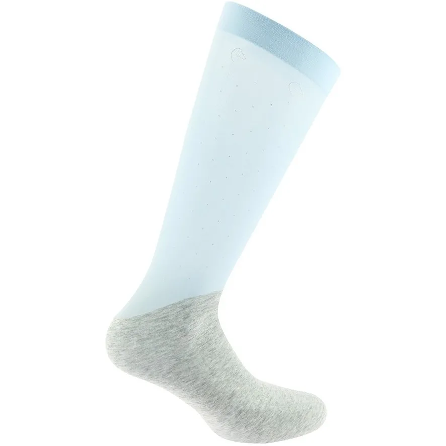 Reitsocken (2er Pack) SHOW hellblau Einheitsgröße